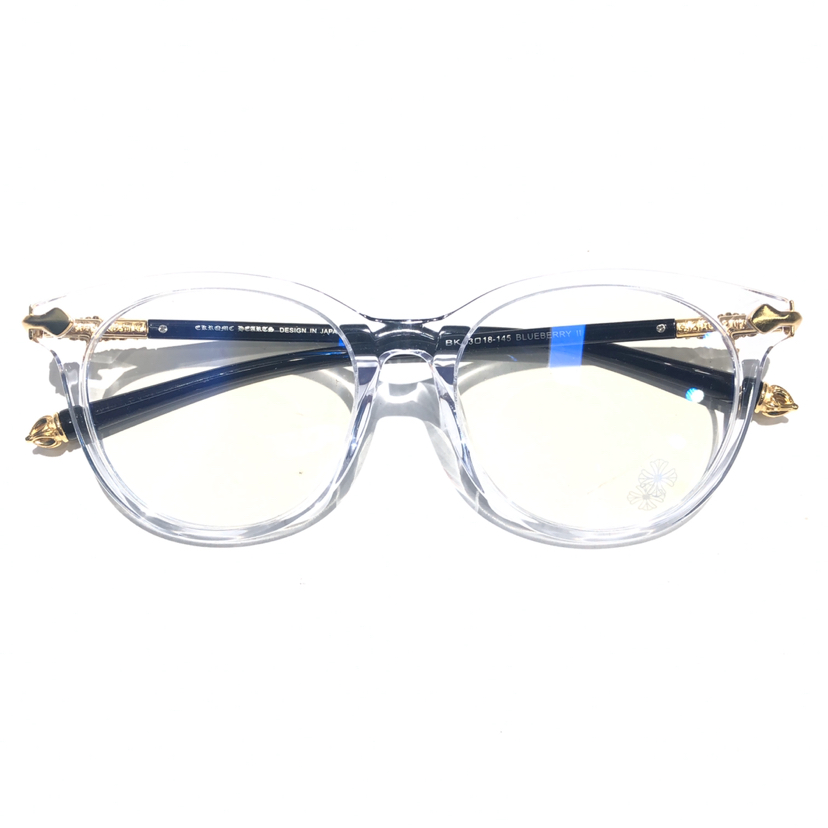 KKChromeHearts Black/Clear Bestselling GlassesLens Width 53mm, Bridge 18mm, Height 50mm, Total Width 145mm, Temple Width 145mm