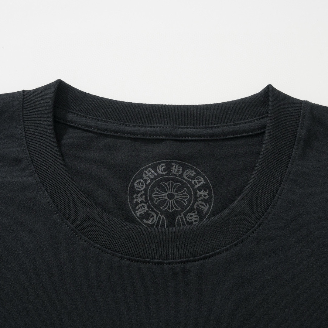 CH Hong Kong Exclusive Gold Glitter Short-Sleeve T-ShirtOriginal Design, Top-Tier Details, 1:1 Custom-Made to Y Version, Unisex, Sizes S-XL