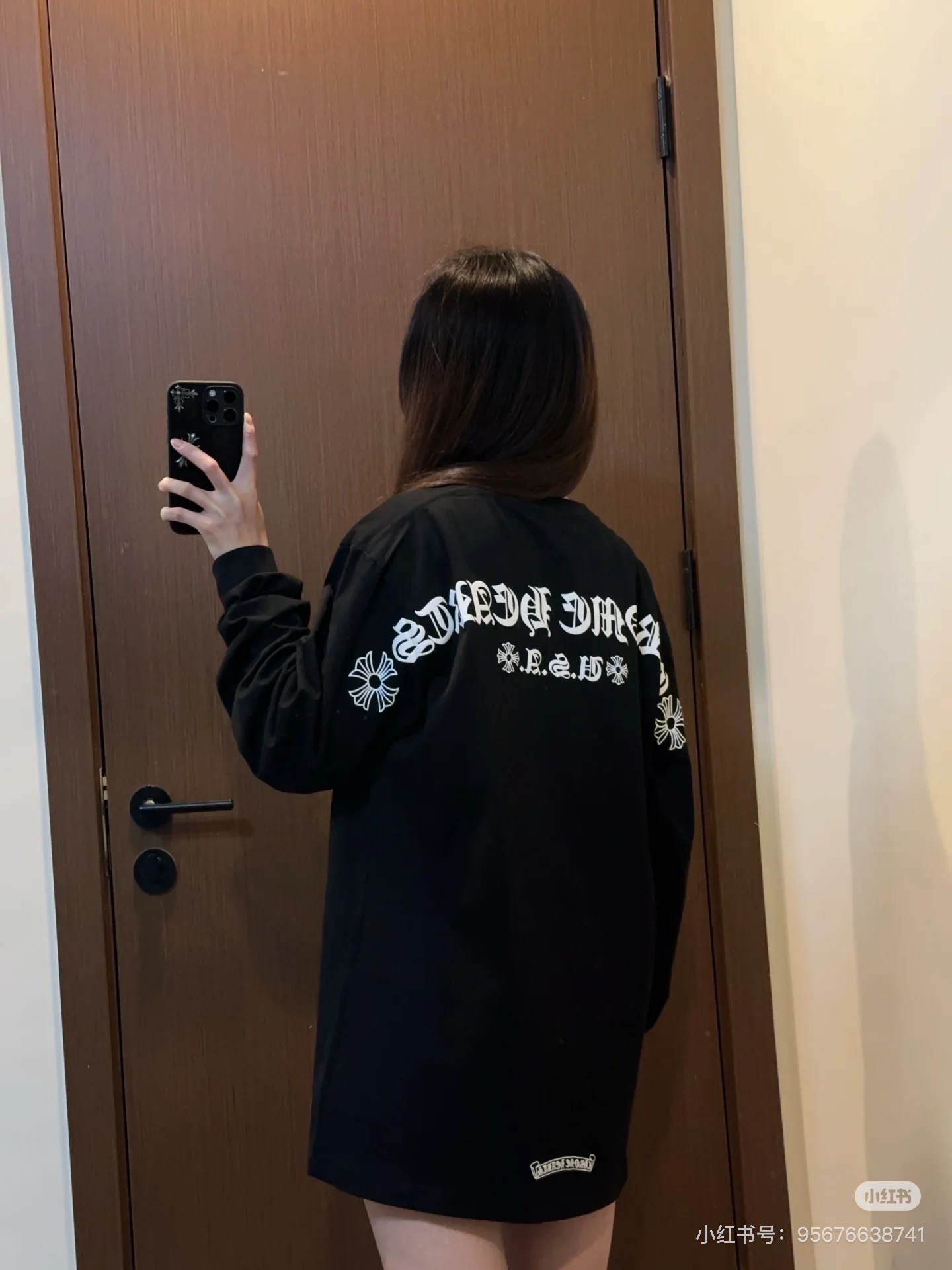 Chrome Hearts City Limited Edition Sanskrit Black Long-Sleeve T-ShirtSize: S M L XL XXL