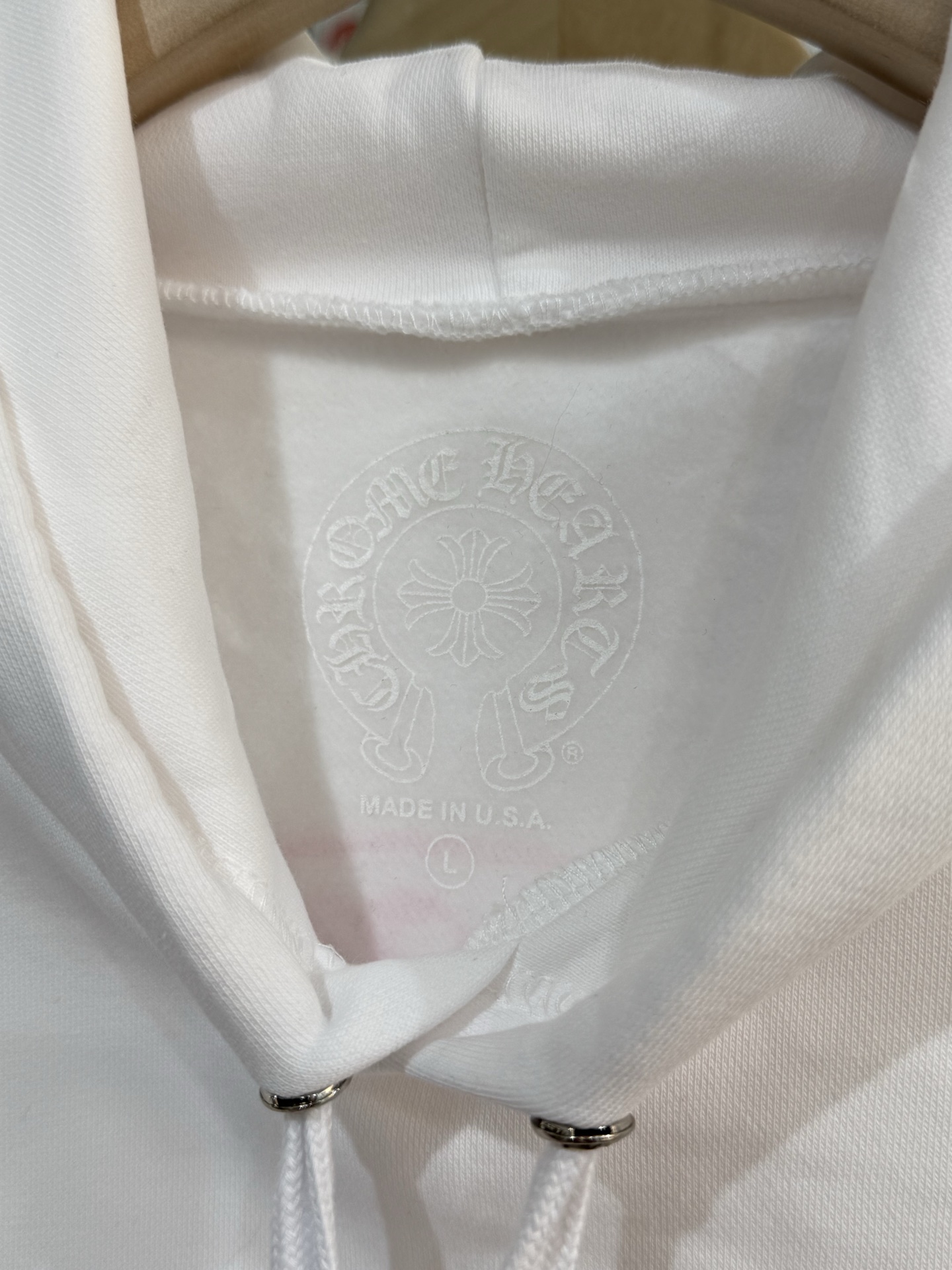 Chrome Hearts Pink Horseshoe Flower Sleeve Hooded Zip-Up SweatshirtSize: S M L XL