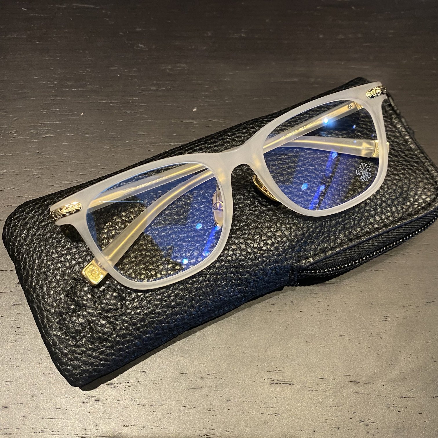 Chrome Hearts Cross EyeglassesSize: Lens width 53mm, Temple width 150mm, Total width 148mm