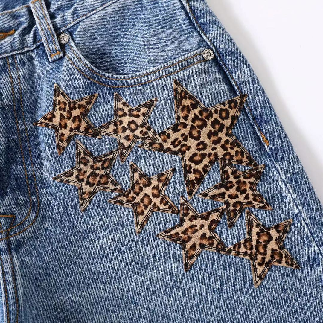 Miami Exclusive Leopard Print Five-Pointed Star ⭐Developed using precise measurements from an original five-pointed star purchased for tens of thousands of yuan. Several sizes of five-pointed stars are available, all meticulously molded 1:1. There's