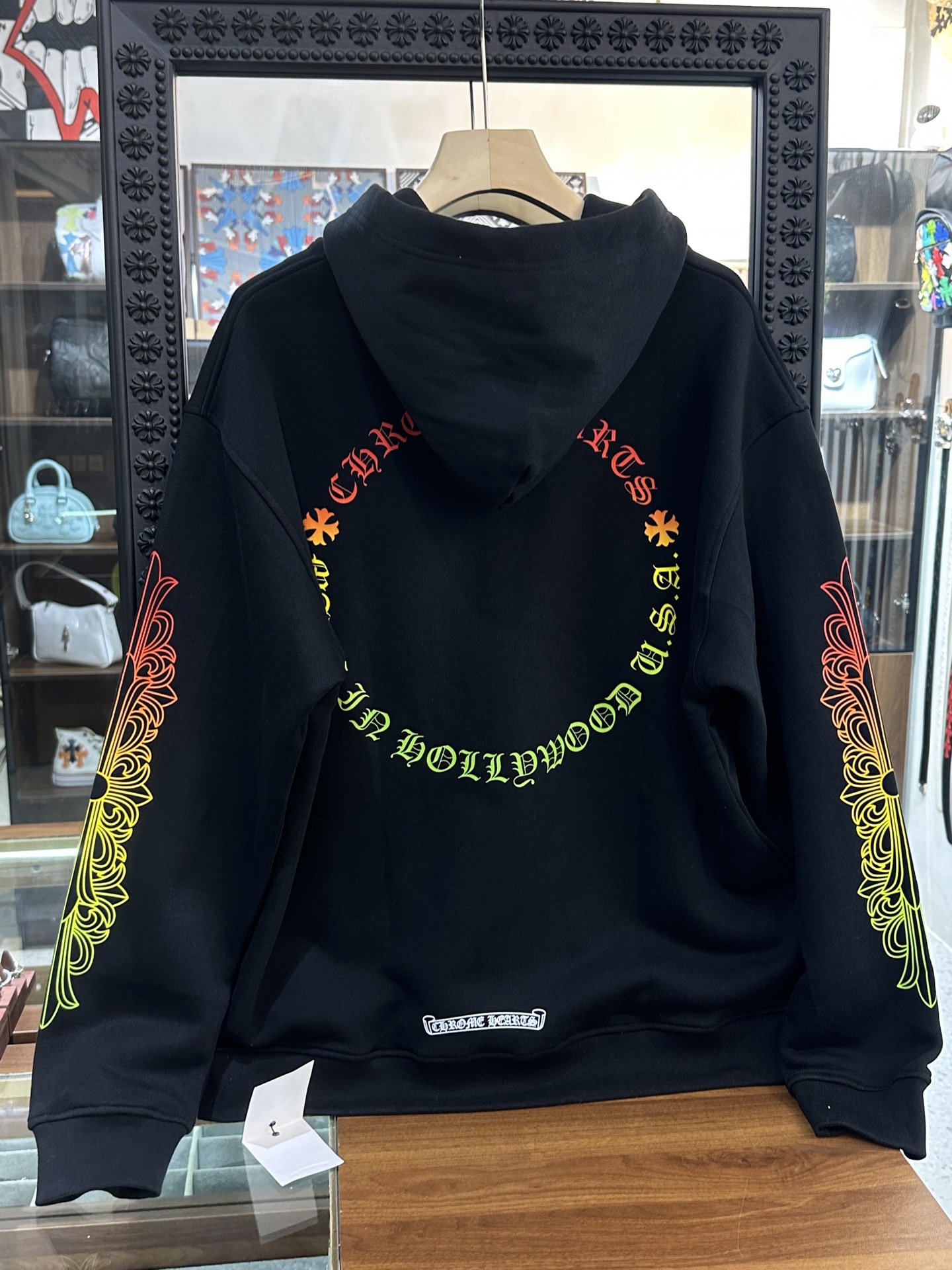 Chrome Hearts Double Floral Gradient Zip-Up HoodieSize: S M L XL