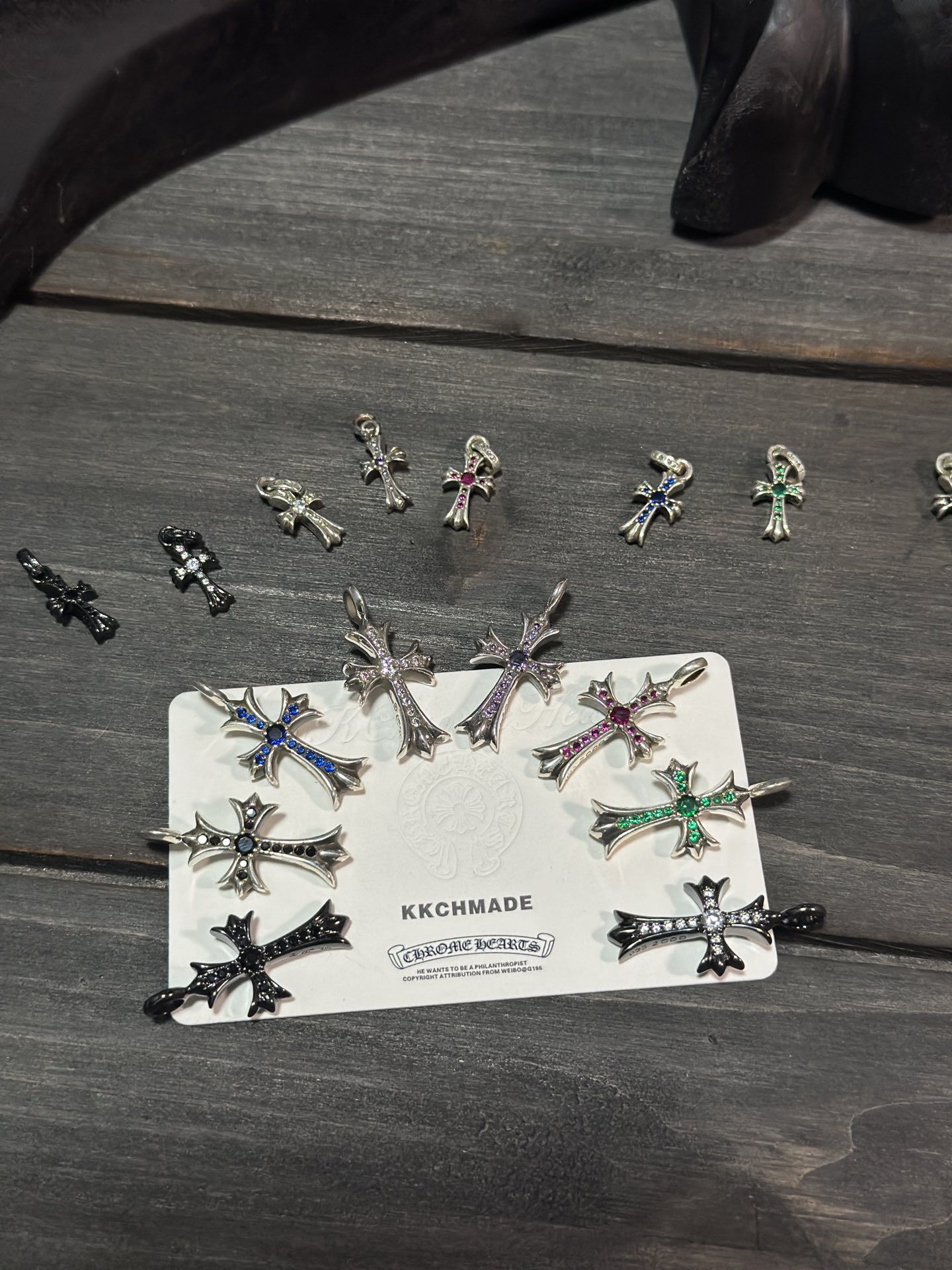 Exclusive Sterling Silver Diamond Double Cross 💎Hot Selling Item, Top Quality in China, Bar NoneWear it Out Without Feeling Embarrassment, Outshines Counterfeits, Welcome to Appreciate