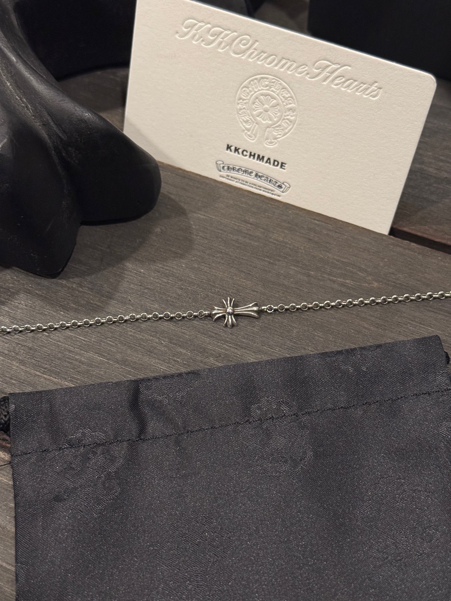 Customer order 🔝 Thin cross O-shaped bracelet