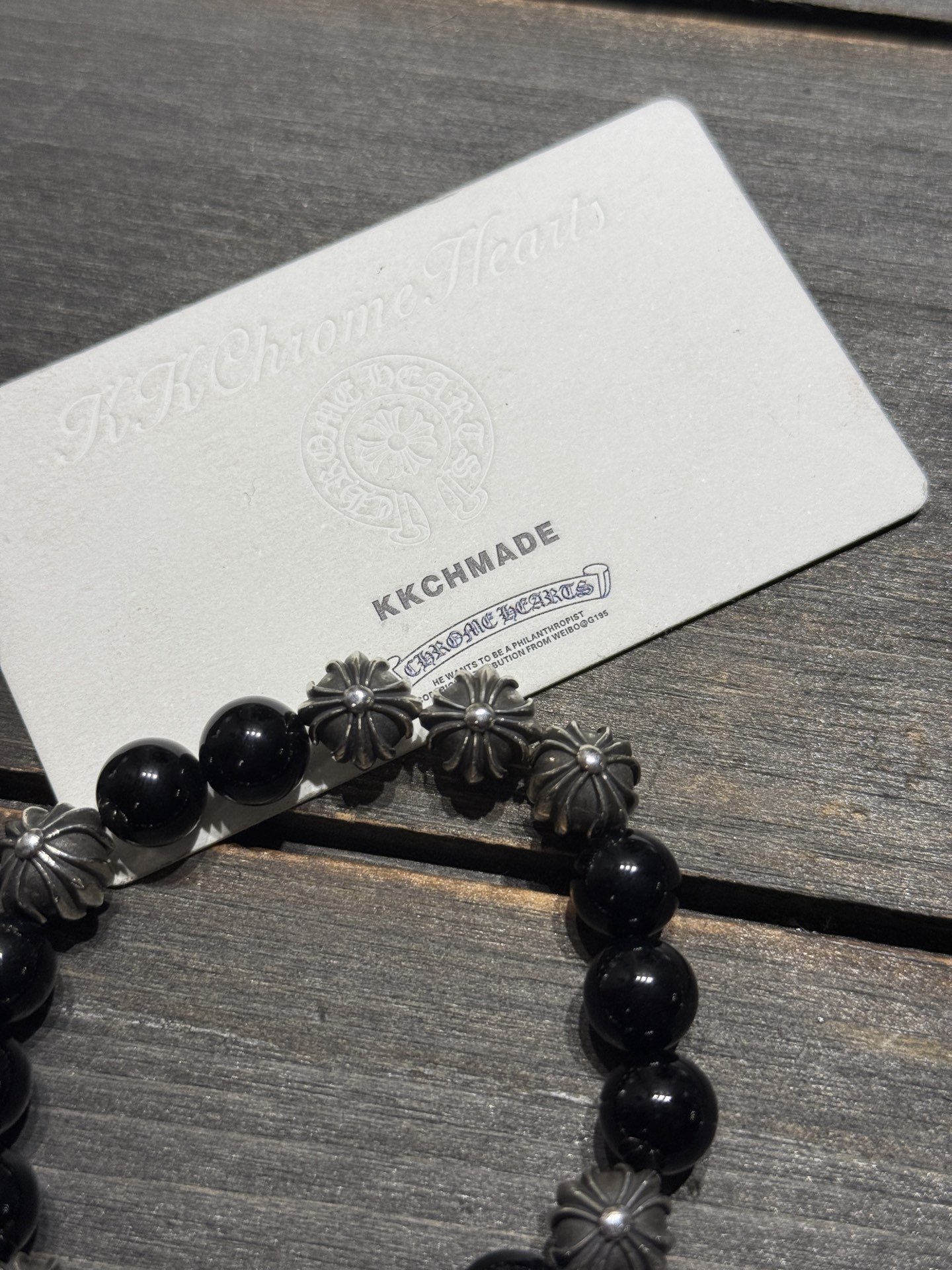 8-bead obsidian bracelet, available now.