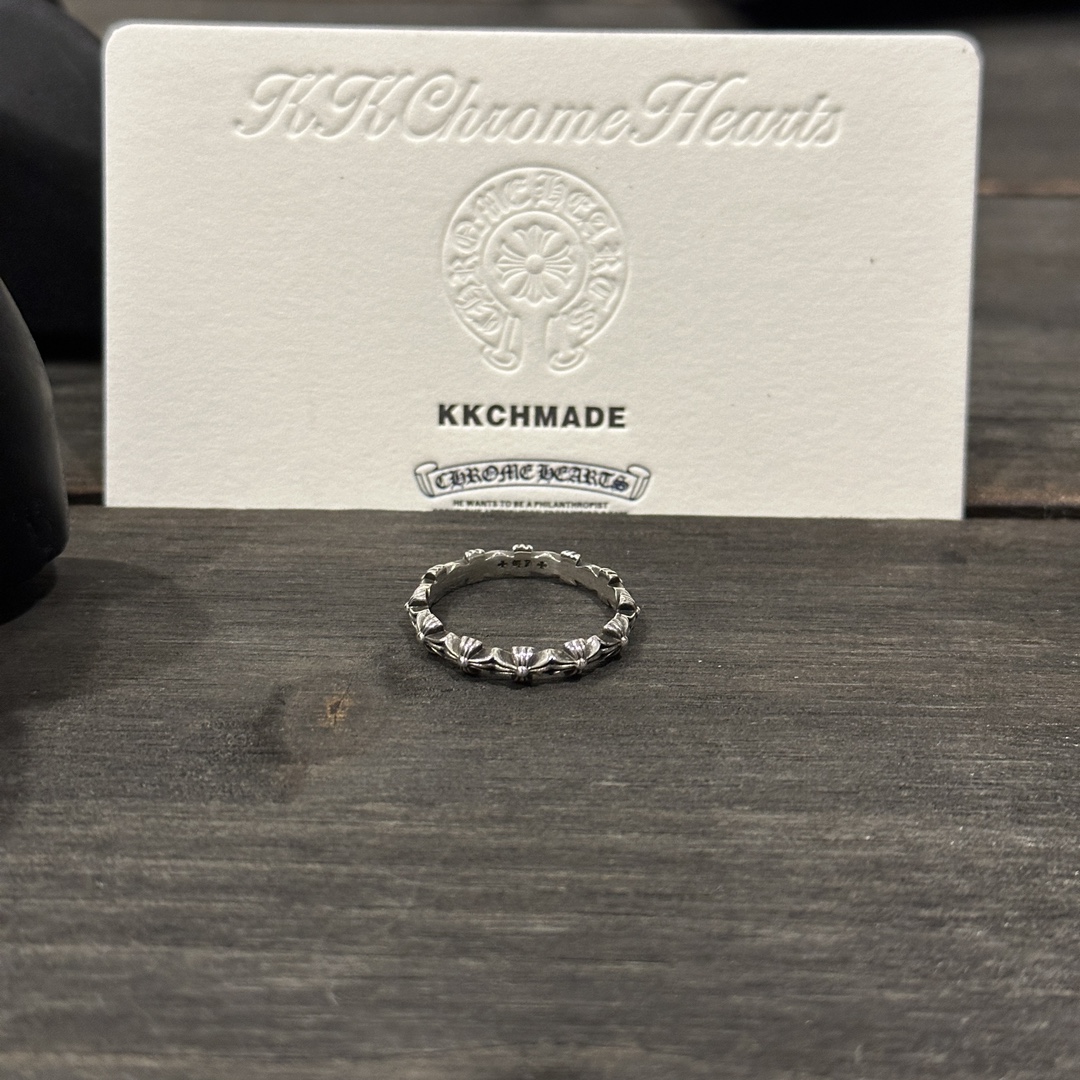 Customer order 🔝Tiny cross flower strip ring