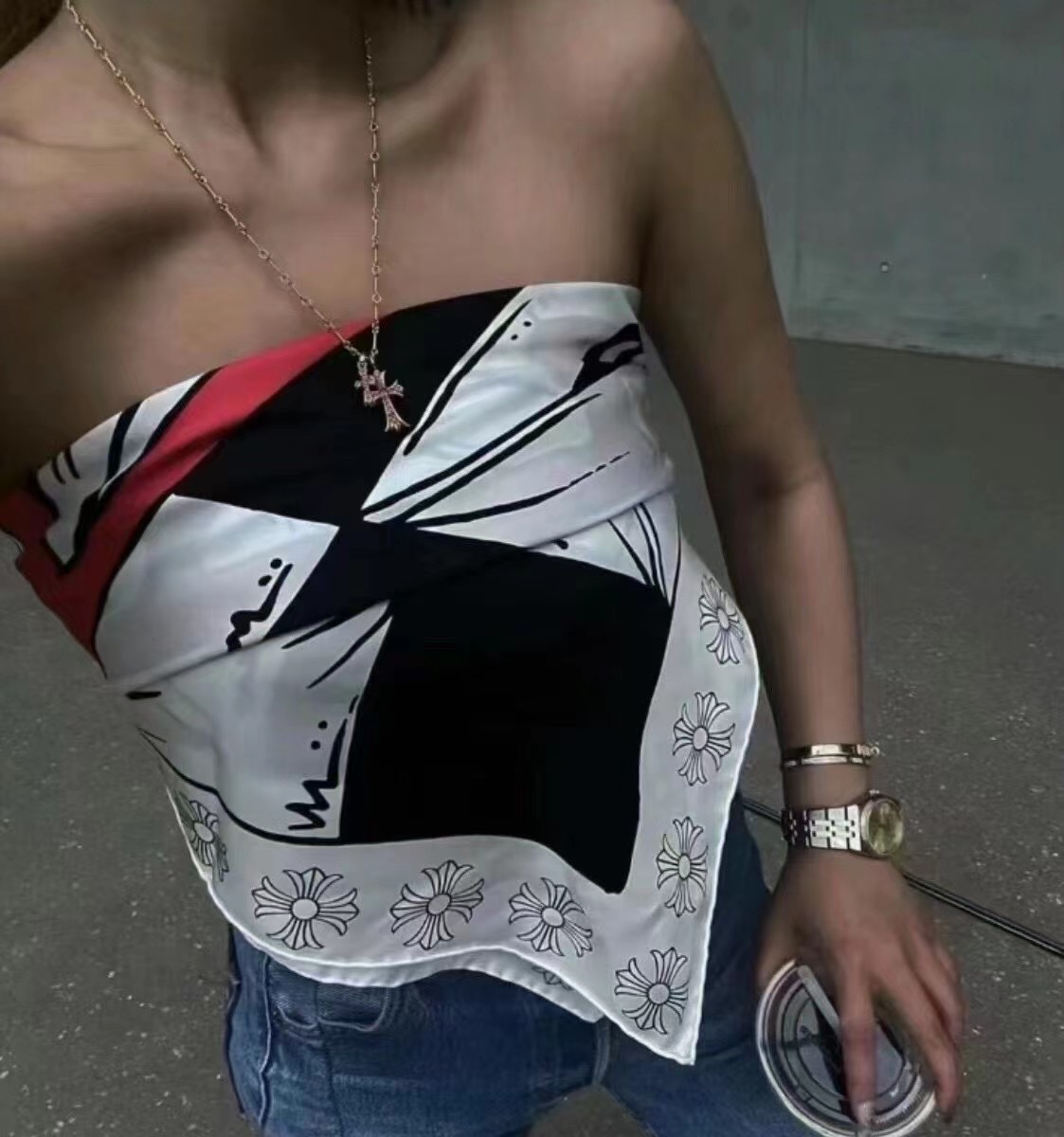 Exclusive Matty Boy collaboration scarf available online.