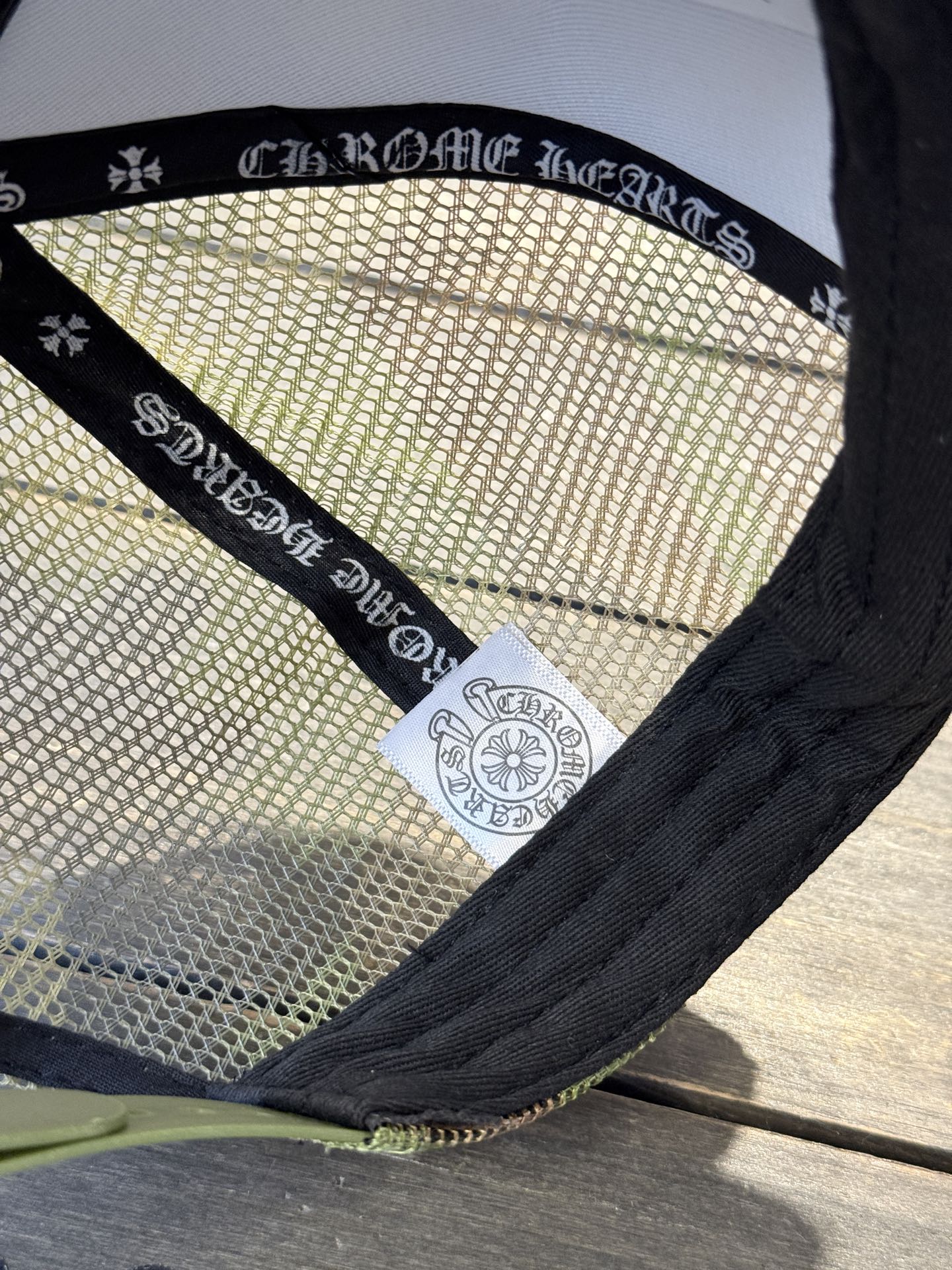 Custom-ordered Fu#k Logo Camouflage Baseball Cap with Sterling Silver Buckle and Premium Car Emblem