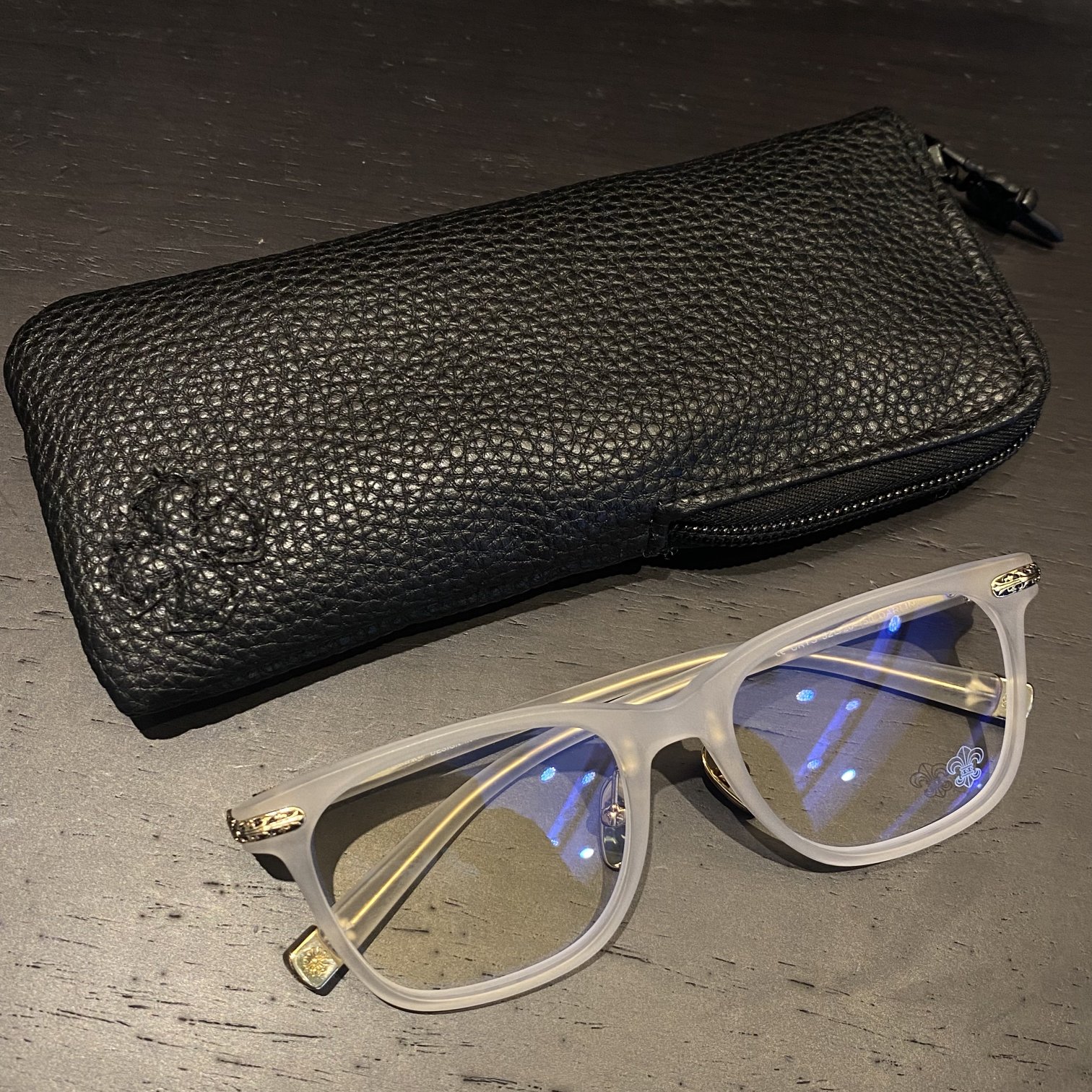 Chrome Hearts Cross EyeglassesSize: Lens width 53mm, Temple width 150mm, Total width 148mm