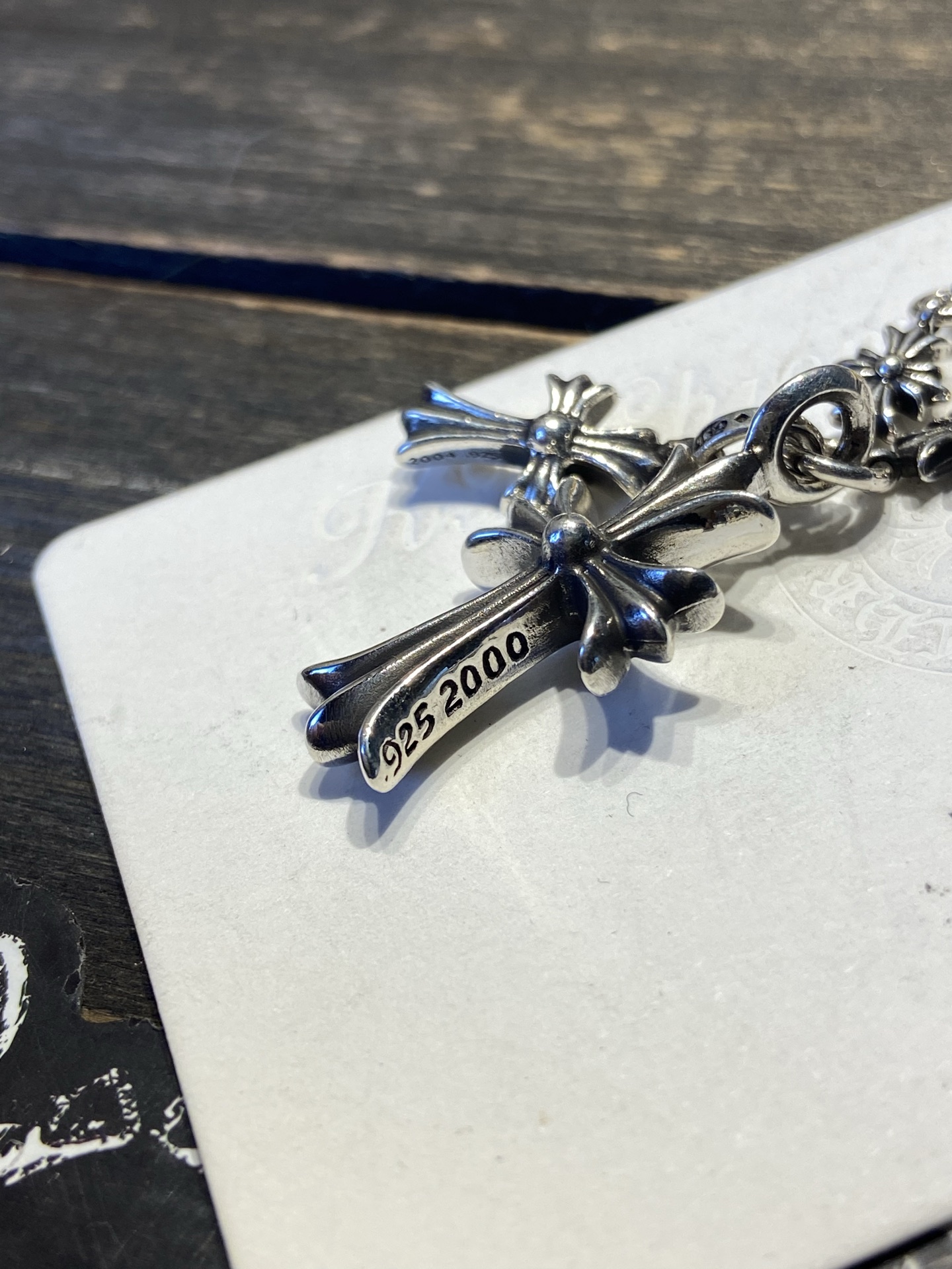 Customer order 🔝Tiny BBF double cross binding cross flower chain