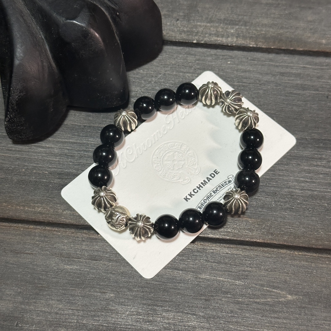 Hot Selling Obsidian 8-Bead Bracelet