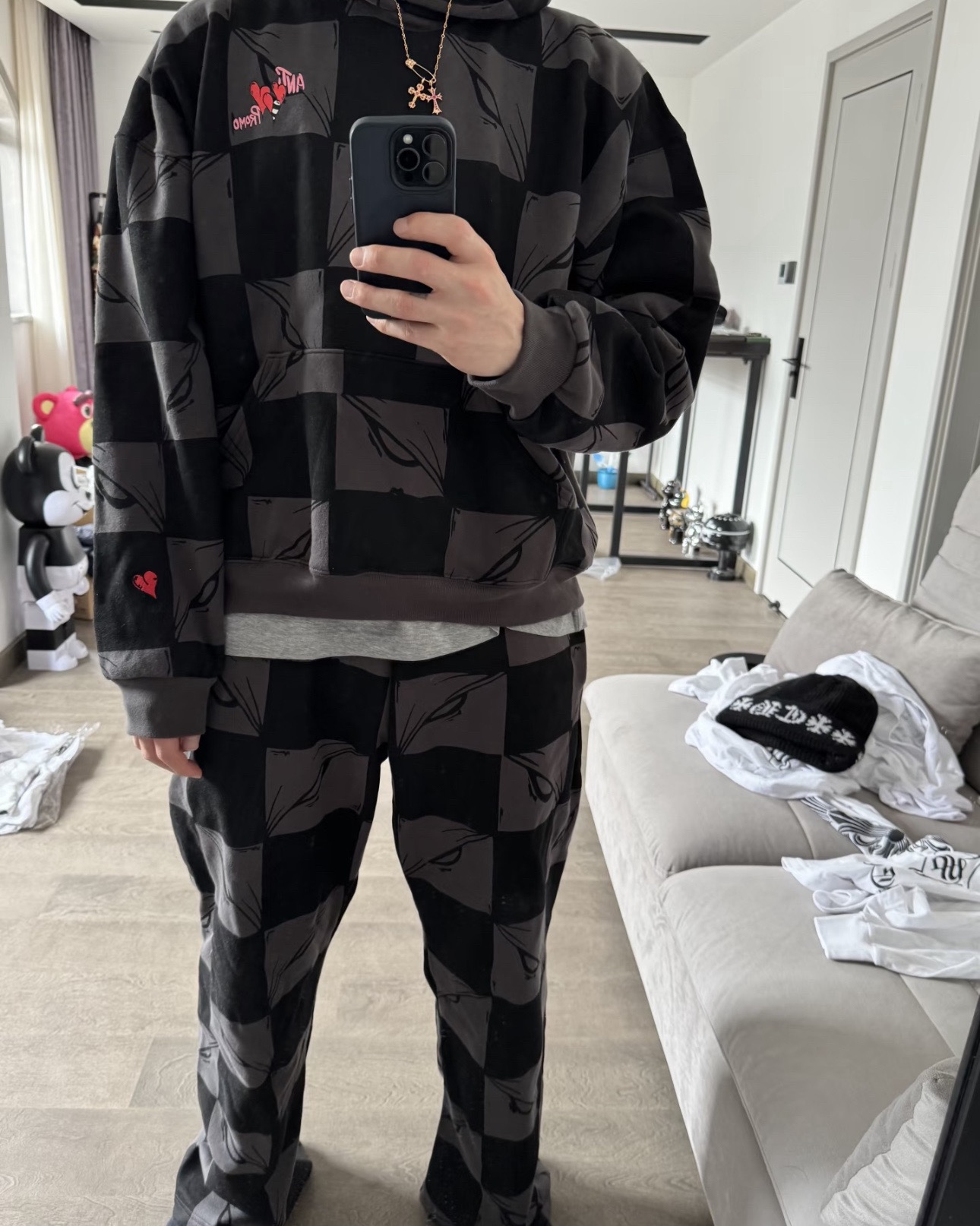 ChromeHeaers Matty Boy New York Limited Edition Checkerboard Graffiti HatSize: S/M/L