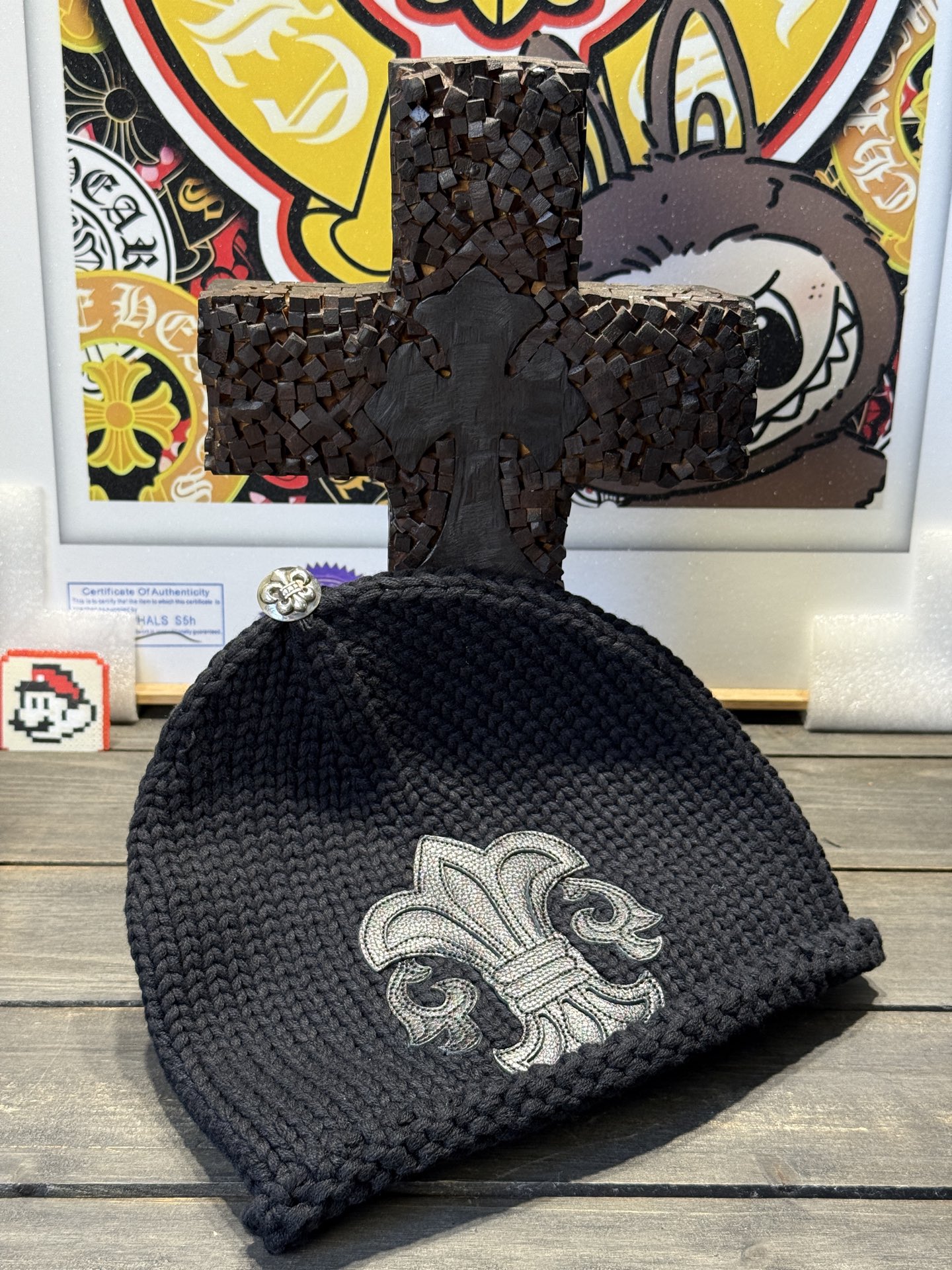 Custom-ordered 🔝 Scout floral beanie with sterling silver buckle and top-quality stitching