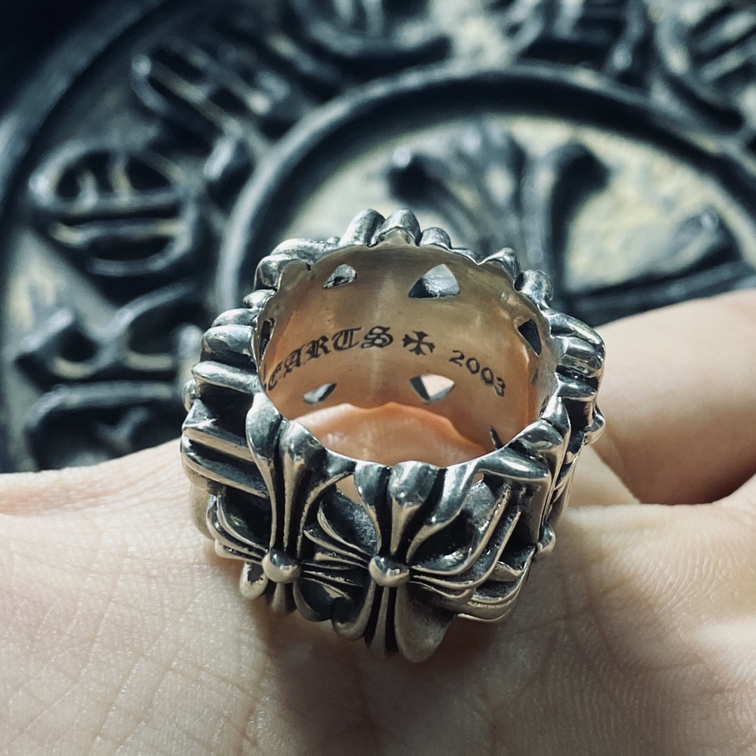 KkChrome Hearts Authentic Tomb Ring