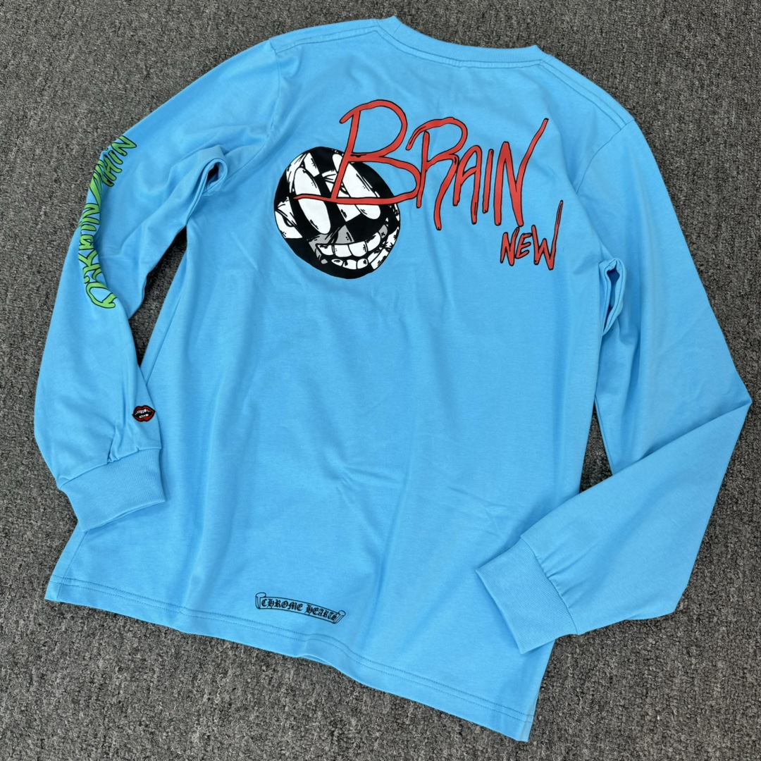 Chrome Hearts MattyBoy Limited Edition Long-Sleeve ShirtMade with custom-woven and dyed 240g fabric, relatively thick and consistent with the original material, unlike the thinner versions on the market. Details can be compared freely.Bulk stock