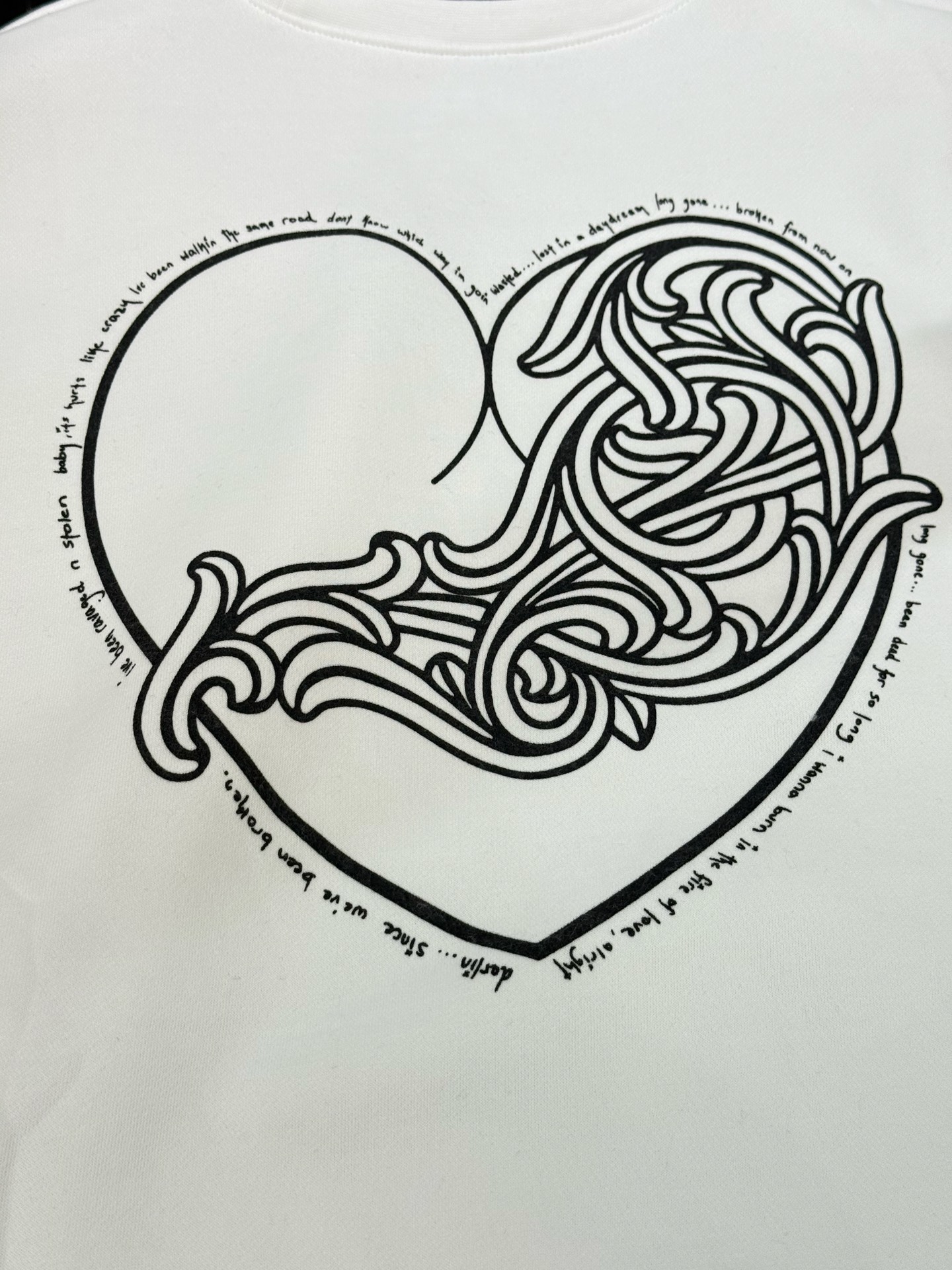 Chrome Hearts✖️Deadly doll vine heart crewneck sweatshirtSize: S M L XL