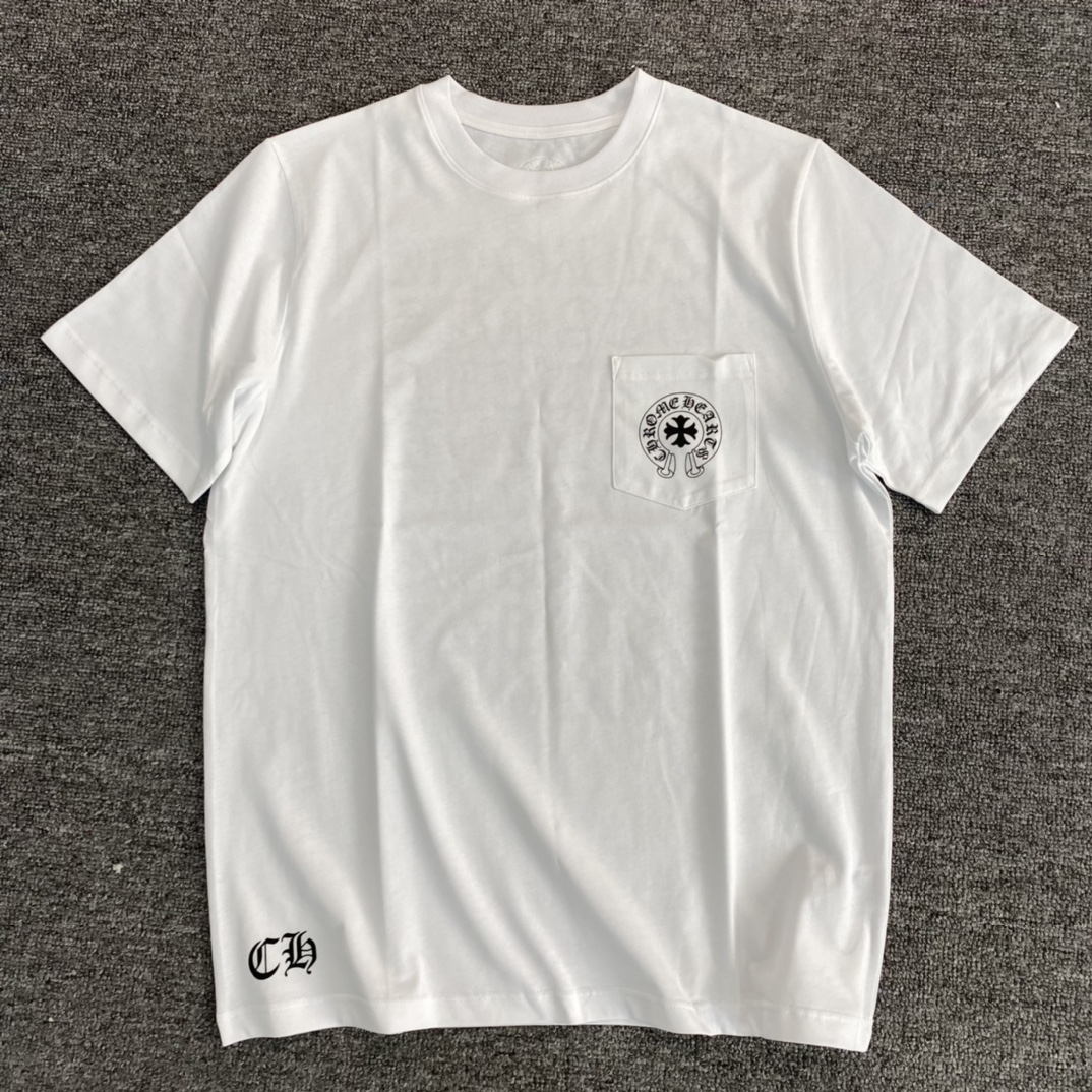 [Classic Reissue] Chrome Hearts Tokyo Limited Edition Sanskrit CH Short-Sleeve T-ShirtFabric: Custom-woven and dyed 40% count 230g pure cotton, single-sided reactive dyeingBulk stock available. Unisex styleSizes: S M L XL XXL