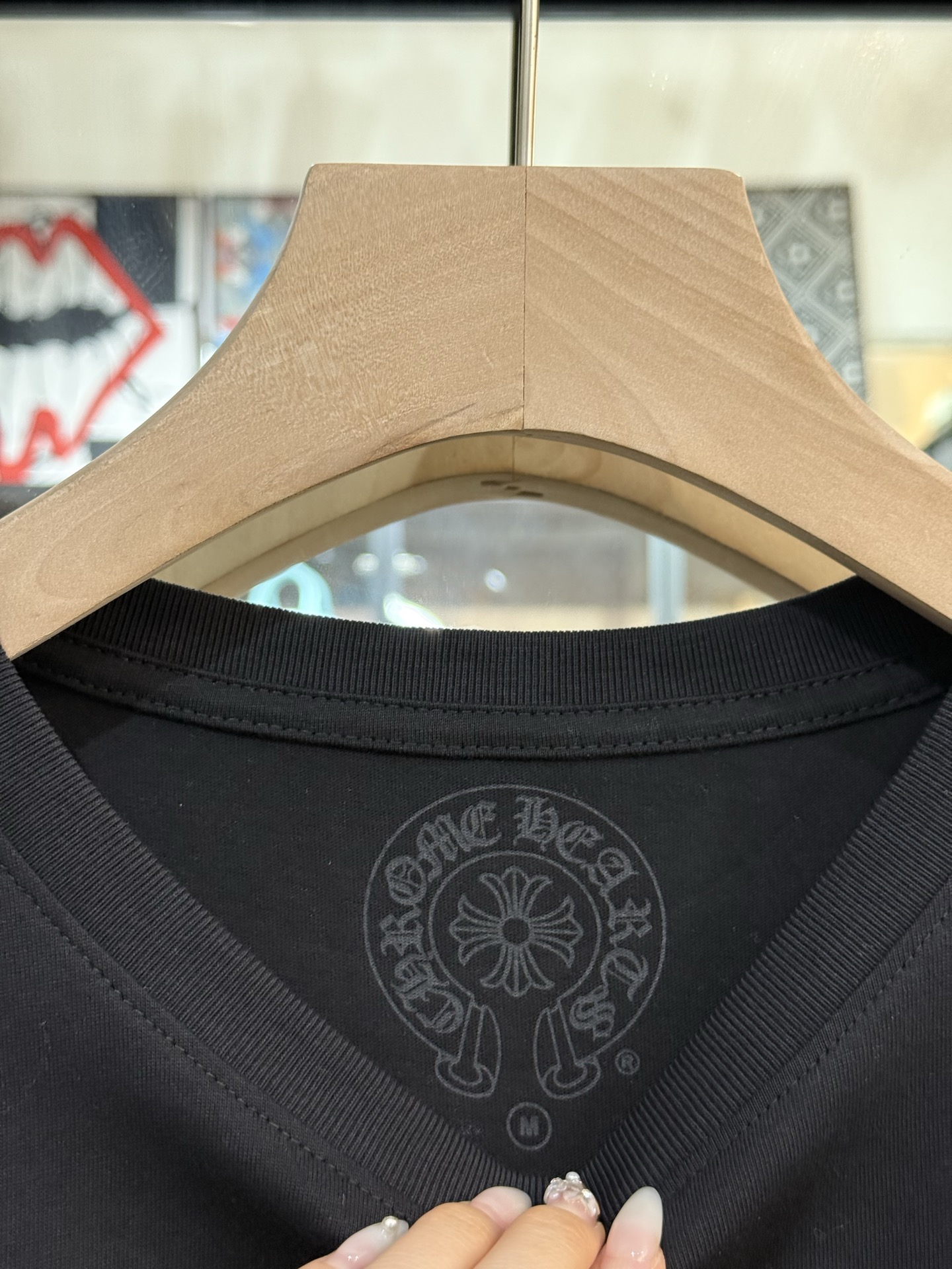 Chrome Hearts City Limited Edition Sanskrit Black Long-Sleeve T-ShirtSize: S M L XL XXL