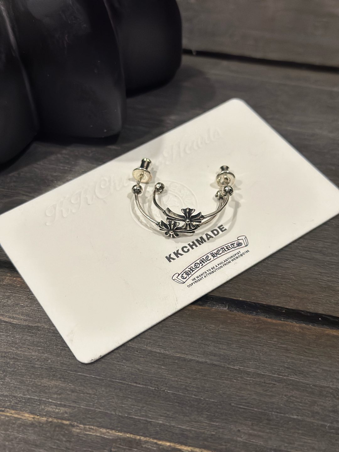 Customer order 🔝 Cross hoop earrings