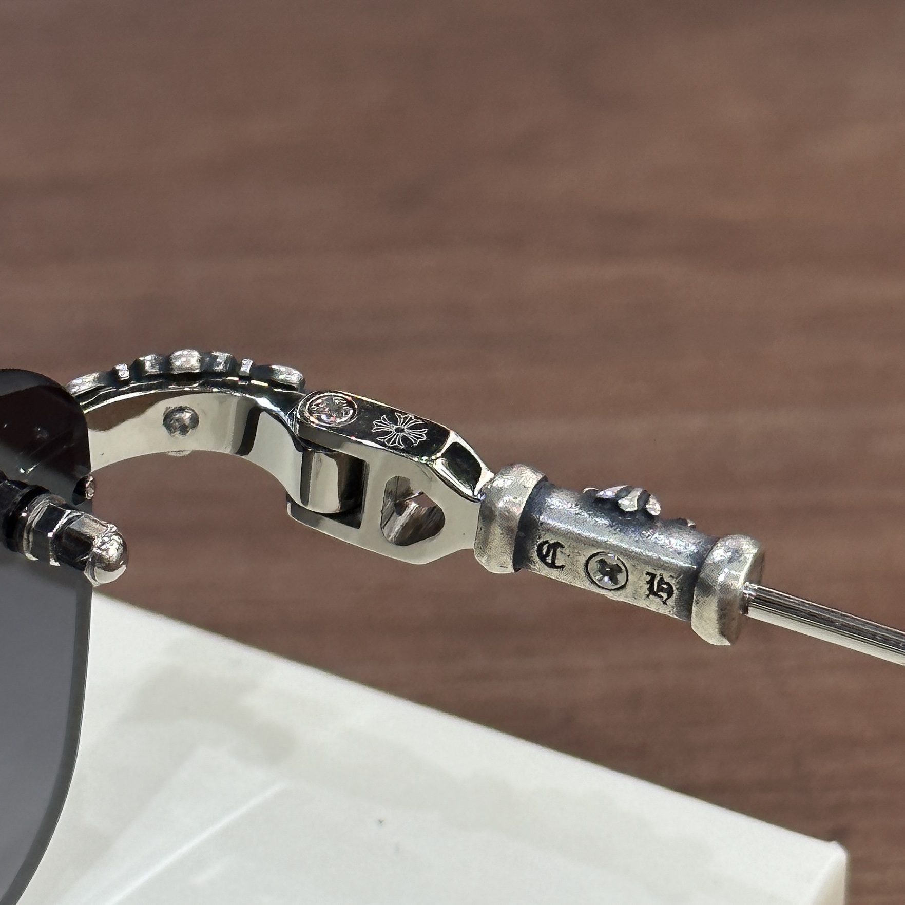 CH Sunglasses Model: Pills III Color: Black/Silver Size: 55-20-144