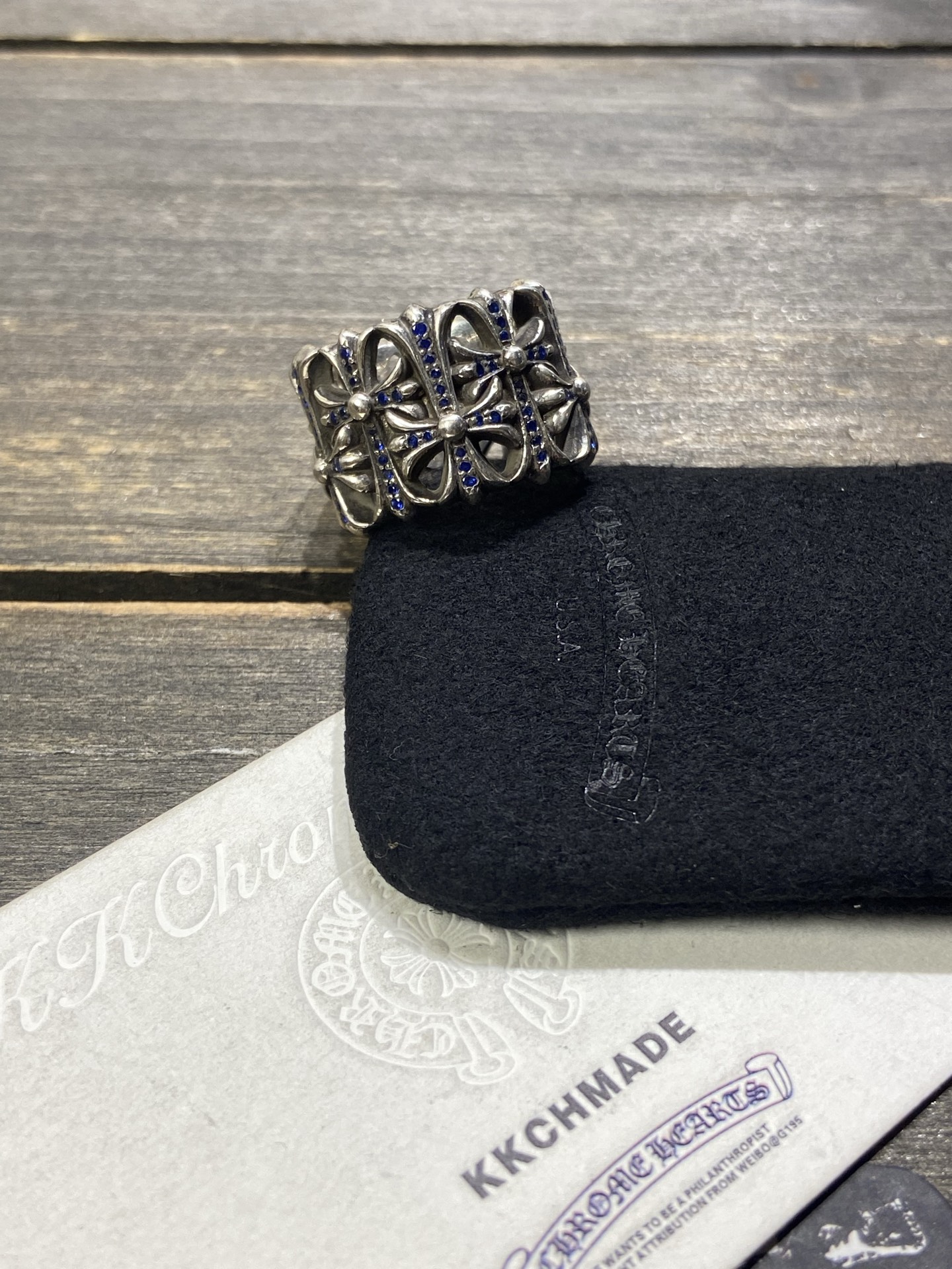 Customer order 🔝 Blue diamond inlaid round tomb