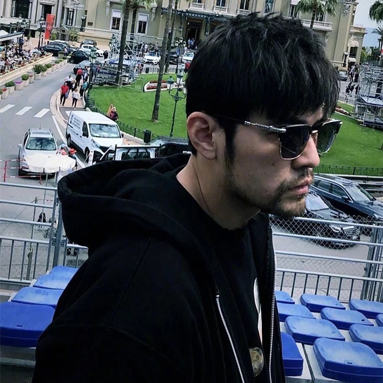 KKChromeHearts Half-Rim SunglassesJay Chou's Style Sunglasses - A Summer Essential for Outings and Everyday Use. Exquisite Craftsmanship.Size: Lens Width 53mm, Temple Width 145mm, Total Width 145mm
