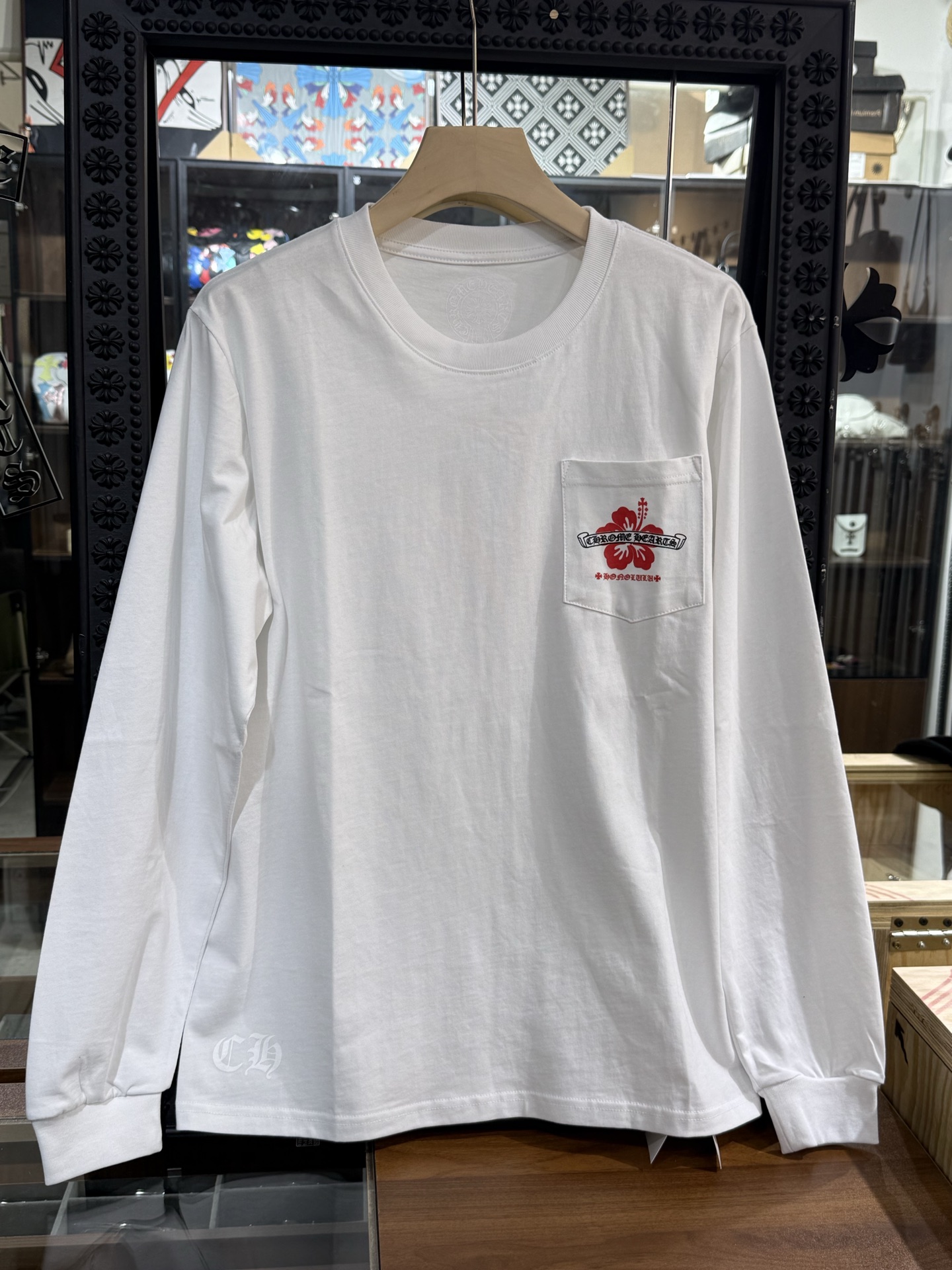 Chrome Hearts Hawaii Limited Edition White Long-Sleeve T-ShirtSize: S M L XL