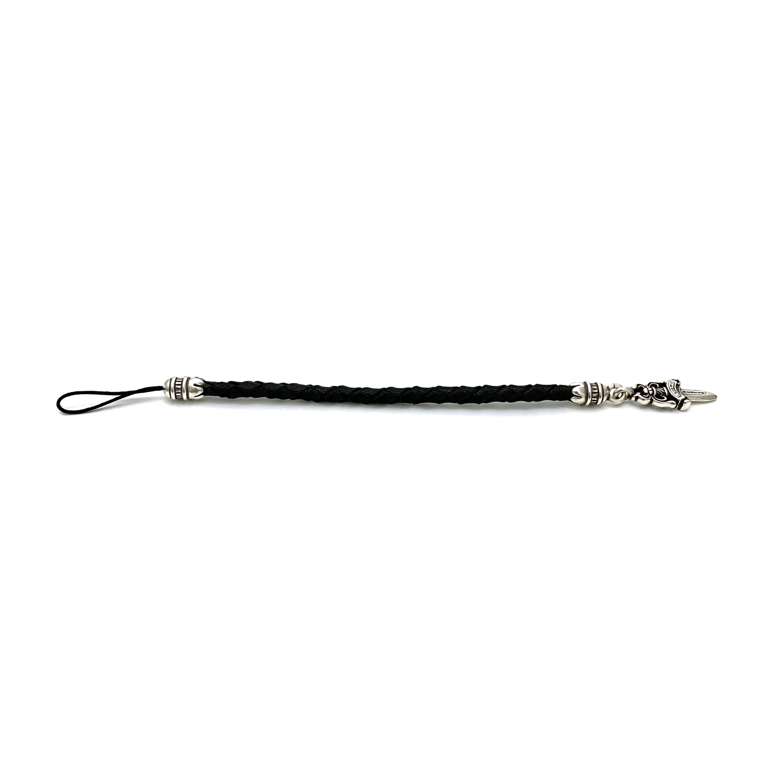 Chrome Hearts Sword Pendant Phone Charm. Purchased at the counter for ¥5900 RMB. Sold out instantly during a limited-time flash sale on the official website. Top-of-the-line phone strap, perfect for iPhones. Hand-woven from imported cowhide. I search