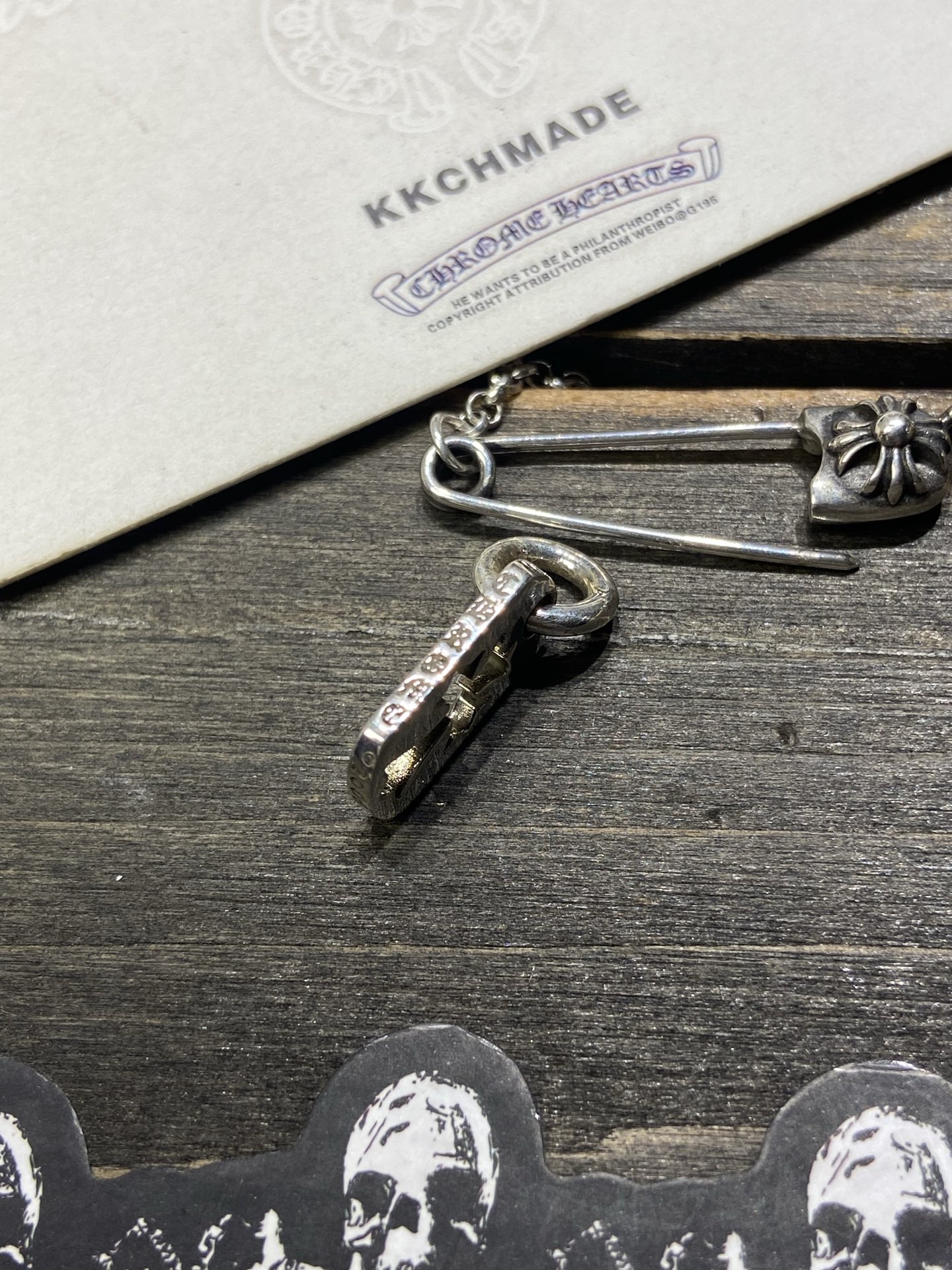 Hollowed-out military tag, in stock and ready to ship immediately.