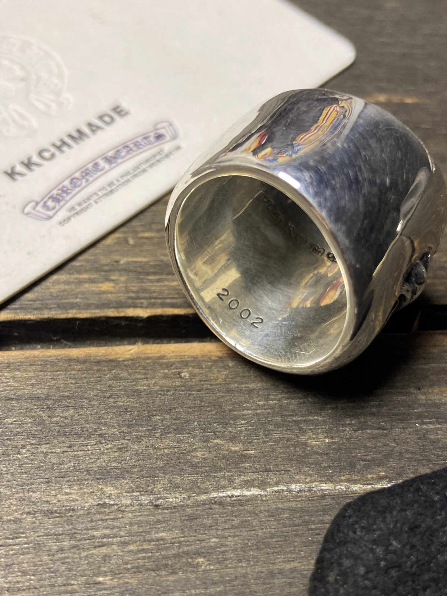 Oval cross vine ring, all sizes in stock.