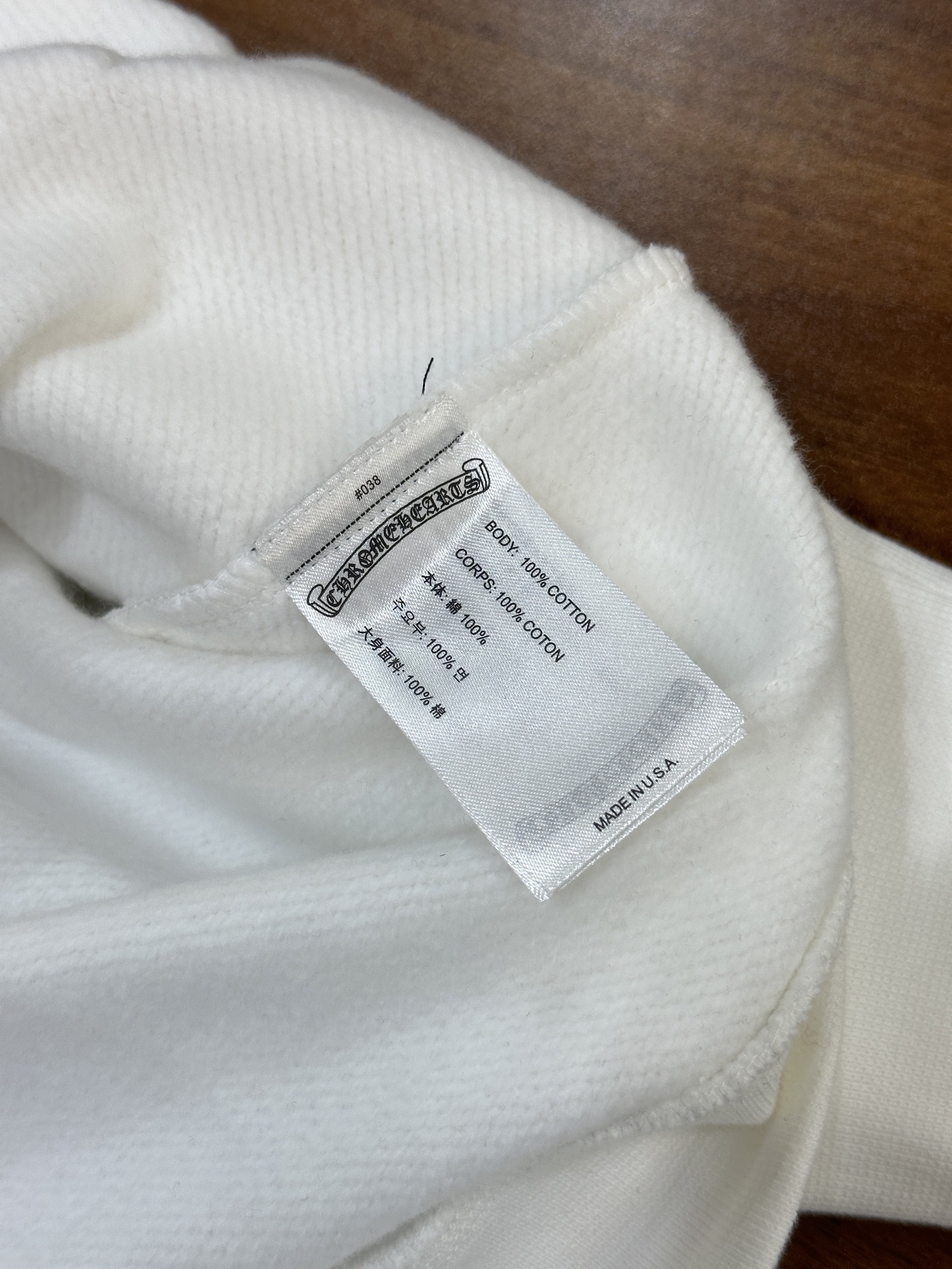 Chrome Hearts classic horseshoe double floral sleeve zip-up hoodie