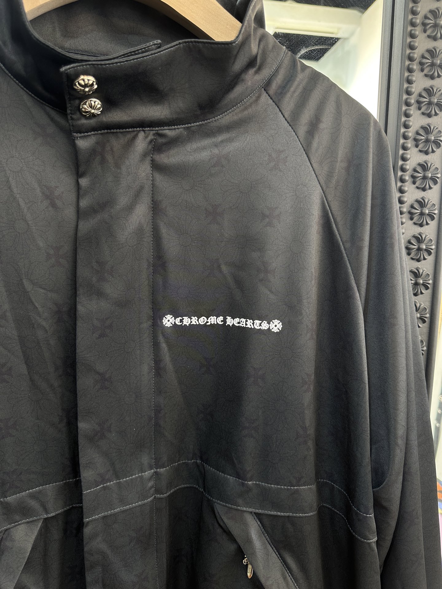 Chrome Hearts Dark Print Windbreaker/Coach JacketSizes: S M L