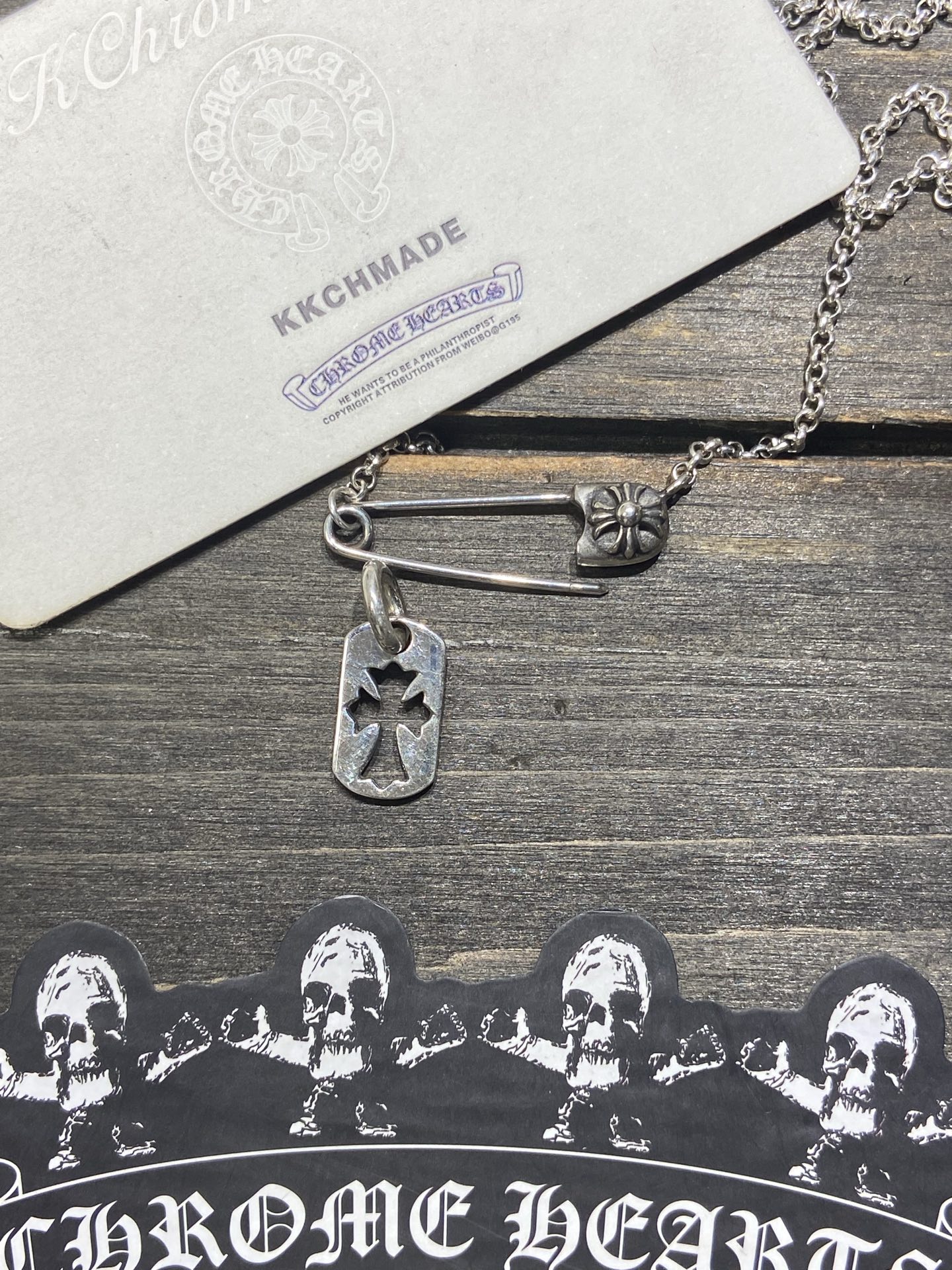 Hollowed-out military tag, in stock and ready to ship immediately.