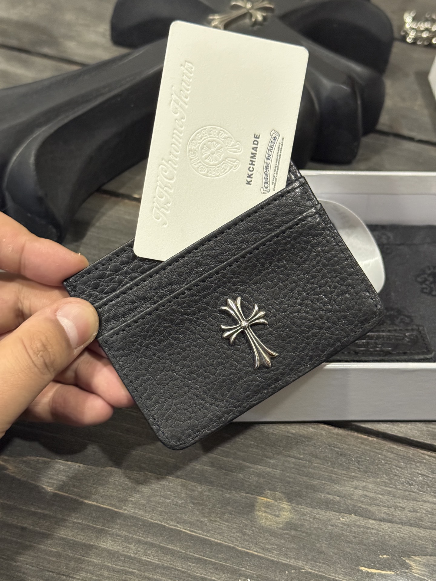 Customer order 🔝 Cross scroll card holder