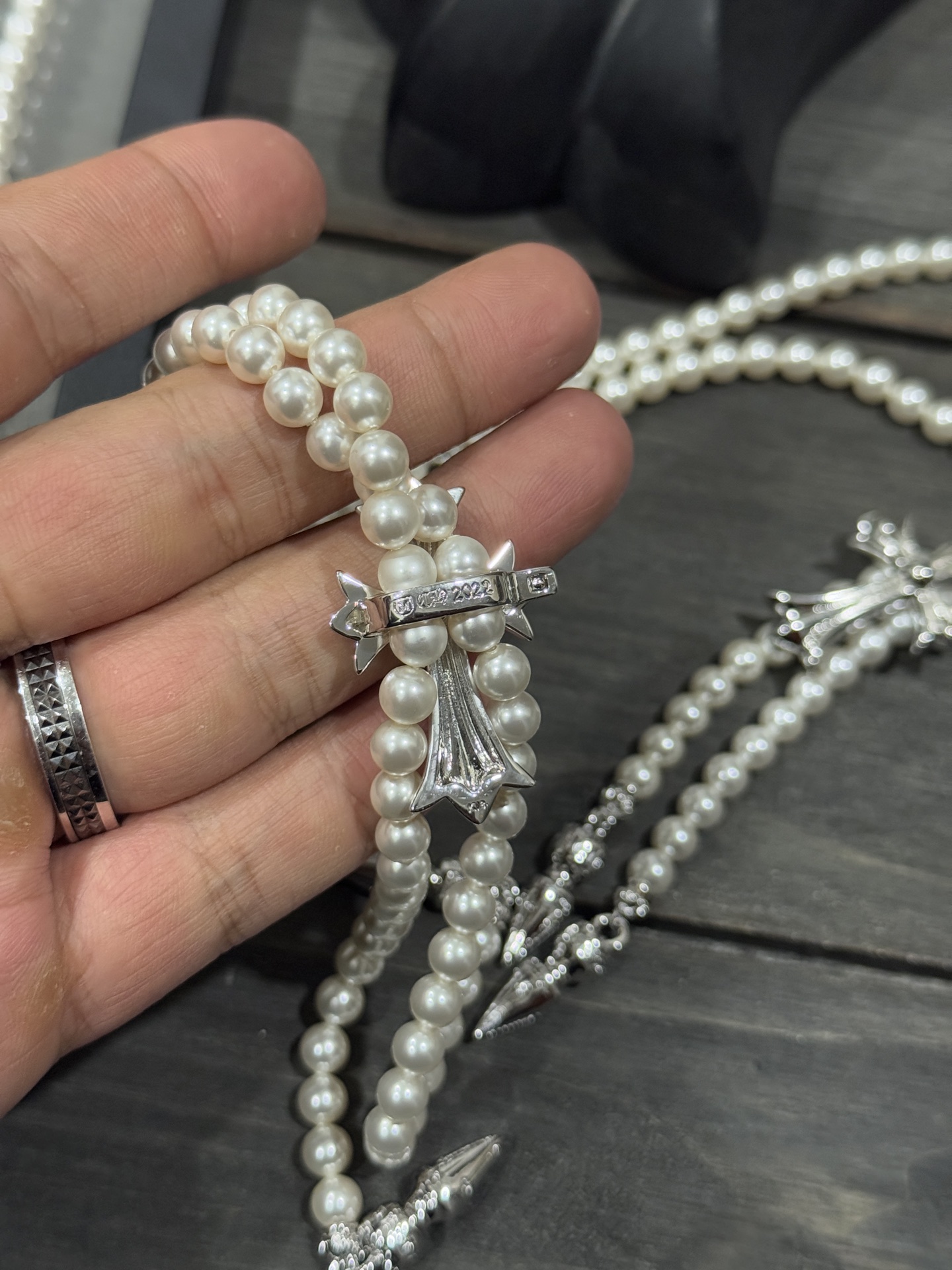 Miki x CH Collaboration 🔝Pearl Sweater Necklace - Limited Stock Available