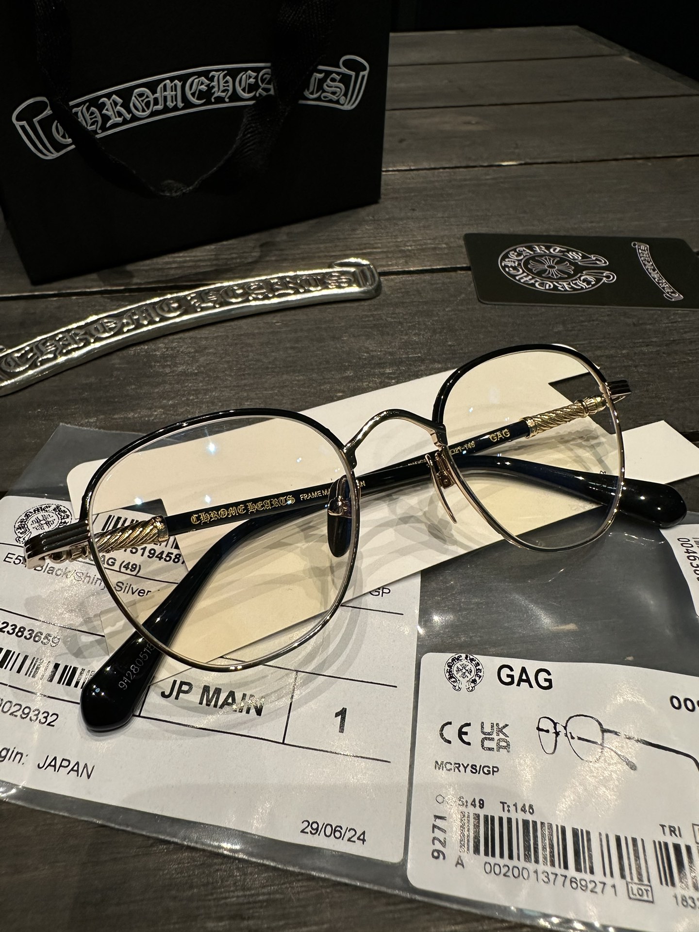 Chrome Hearts GAG Eyeglasses - Limited Stock in Four Colors - Ships Immediately