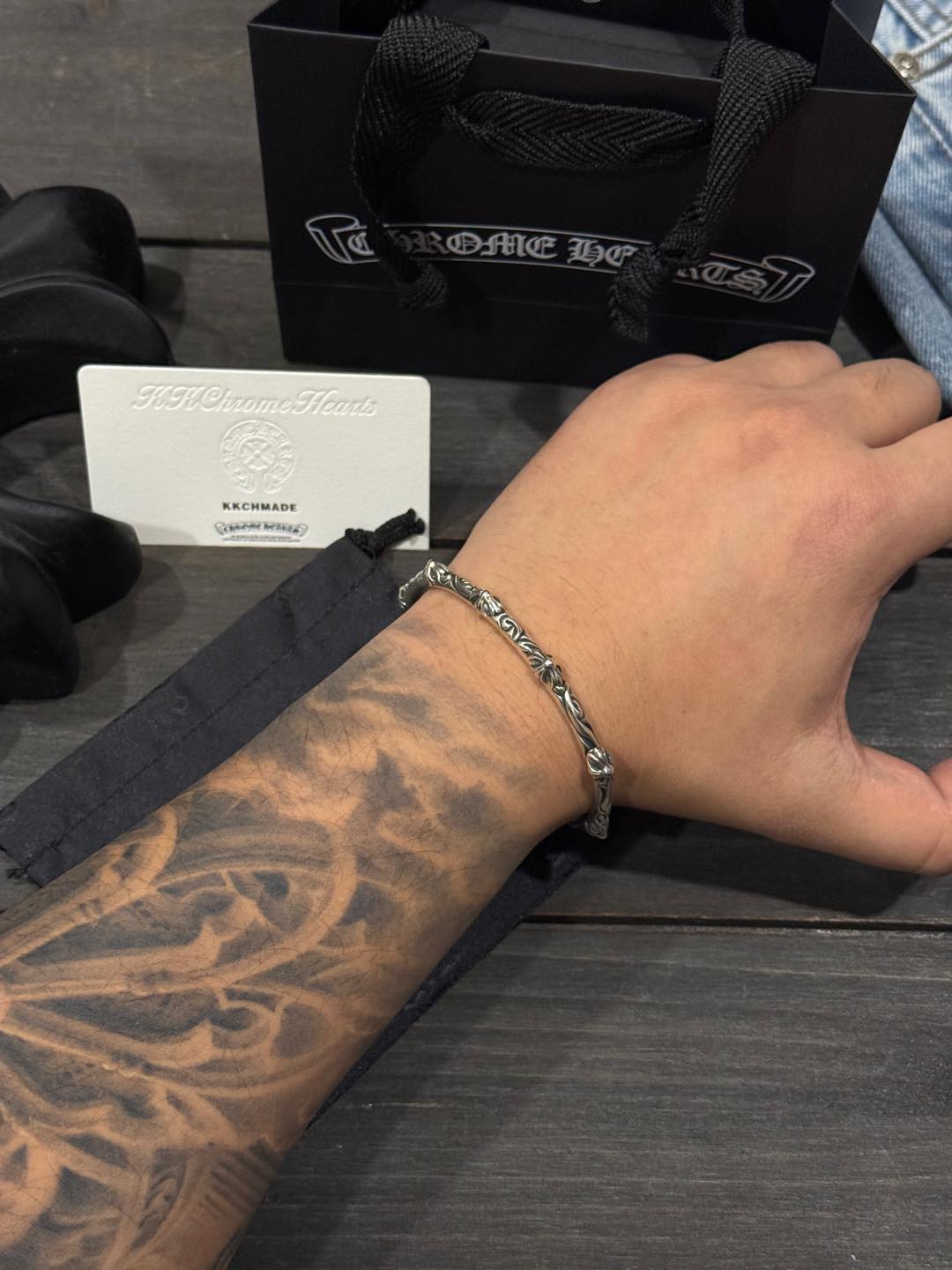 Customer order 🔝STB vine cross flower bracelet