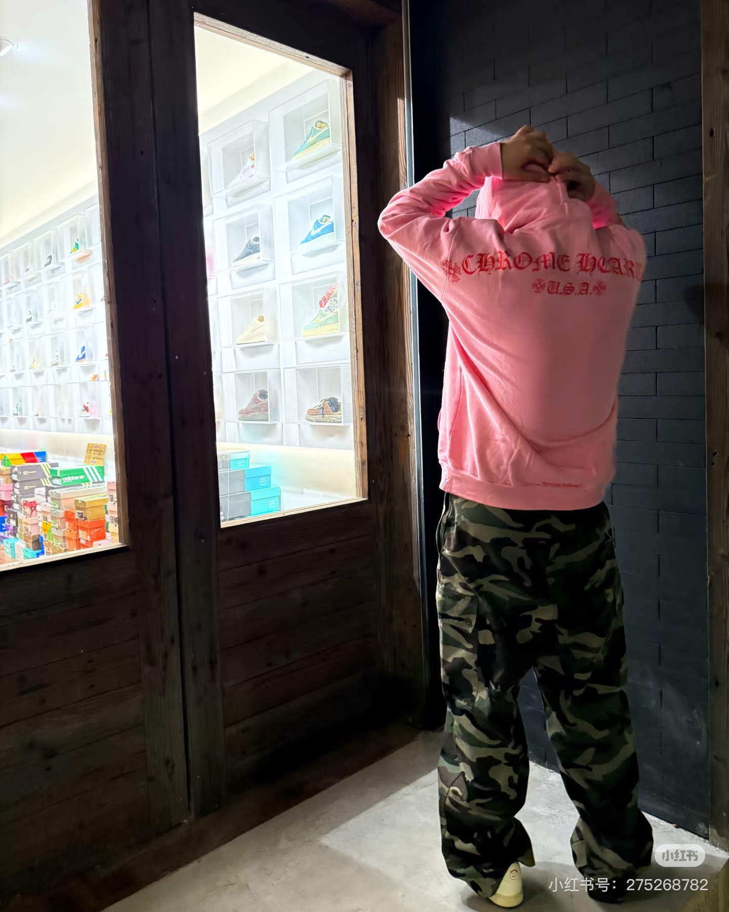 Chrome Hearts Cherry Blossom Pink Limited Edition Hooded SweatshirtSize: S M L XL