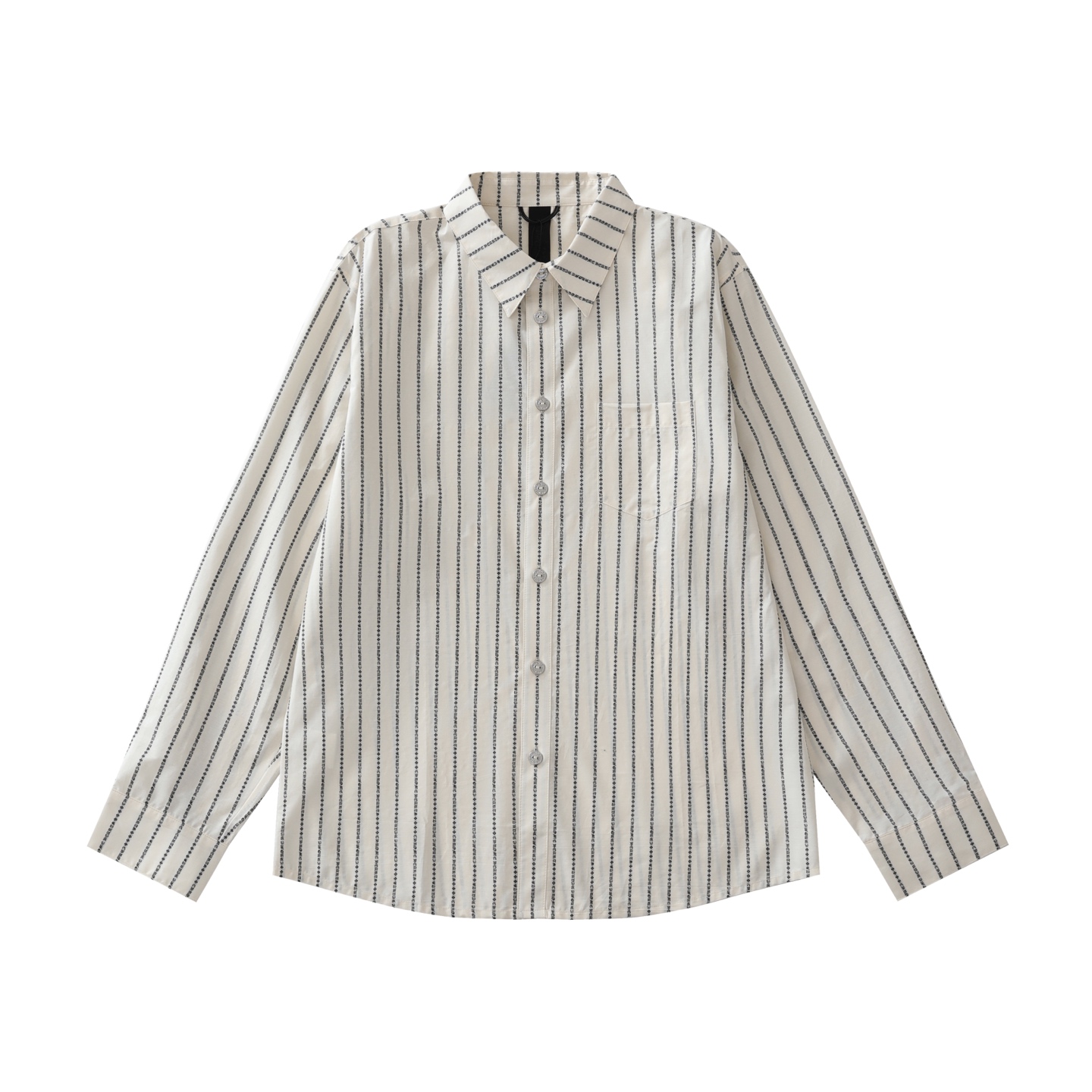 CH's new Sanskrit all-over print yarn-dyed shirt. Two colors and all sizes available. Original New York National Institute of Quality (purchased for 20,000). Custom-dyed yarn is made of 100-count double-ply yarn (minimum order 1000 meters). Crafted o