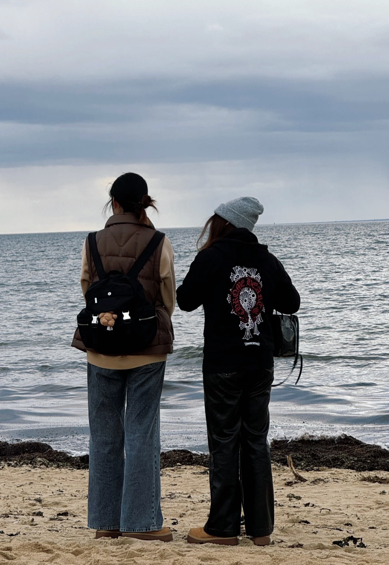 Chrome Hearts Red Horseshoe Phantom Cross Print Zip-Up Sweatshirt JacketSize: S M L XL