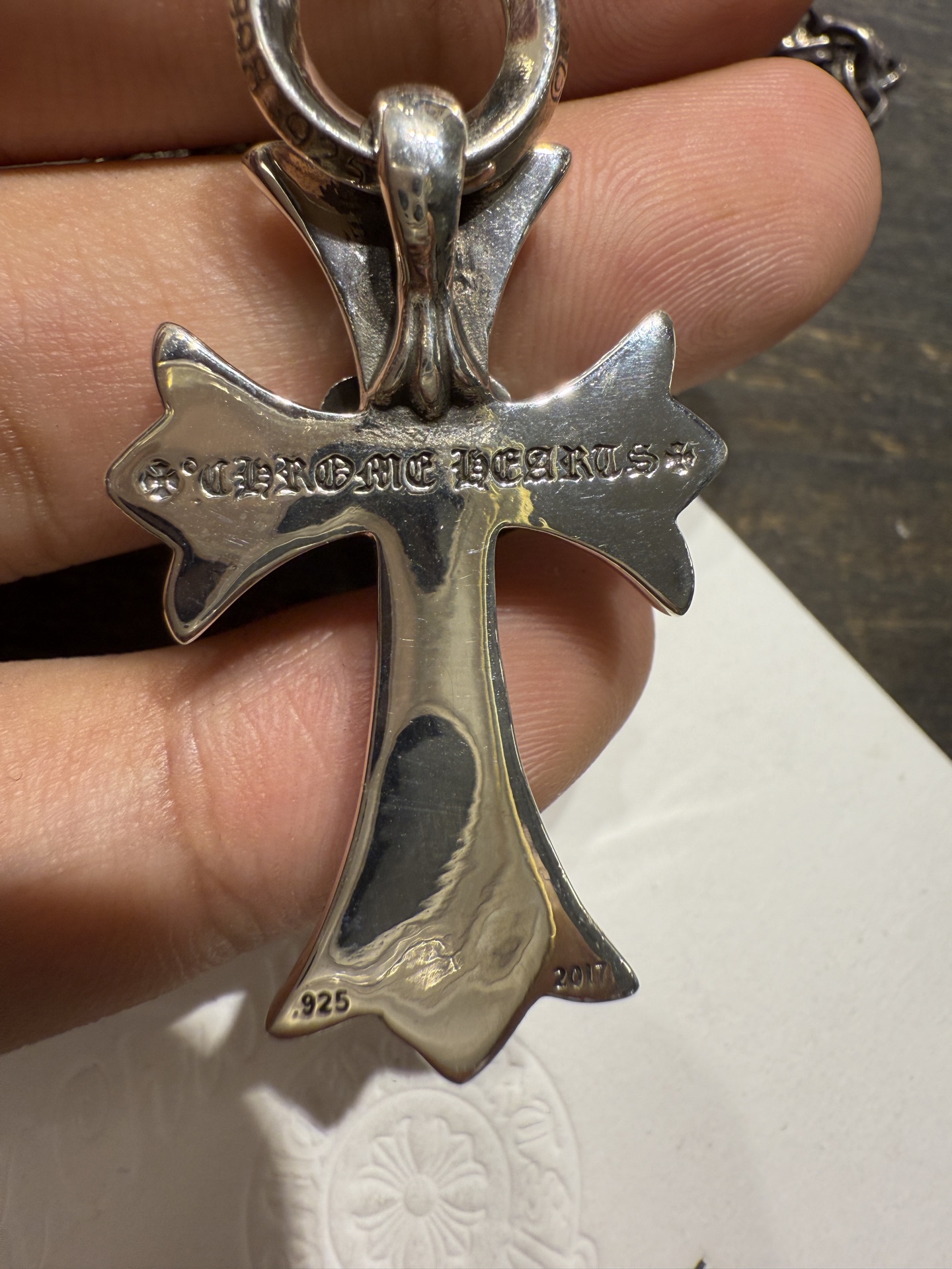 Heart-shaped cross pendant + PP letter chain - Hot selling item, in stock.