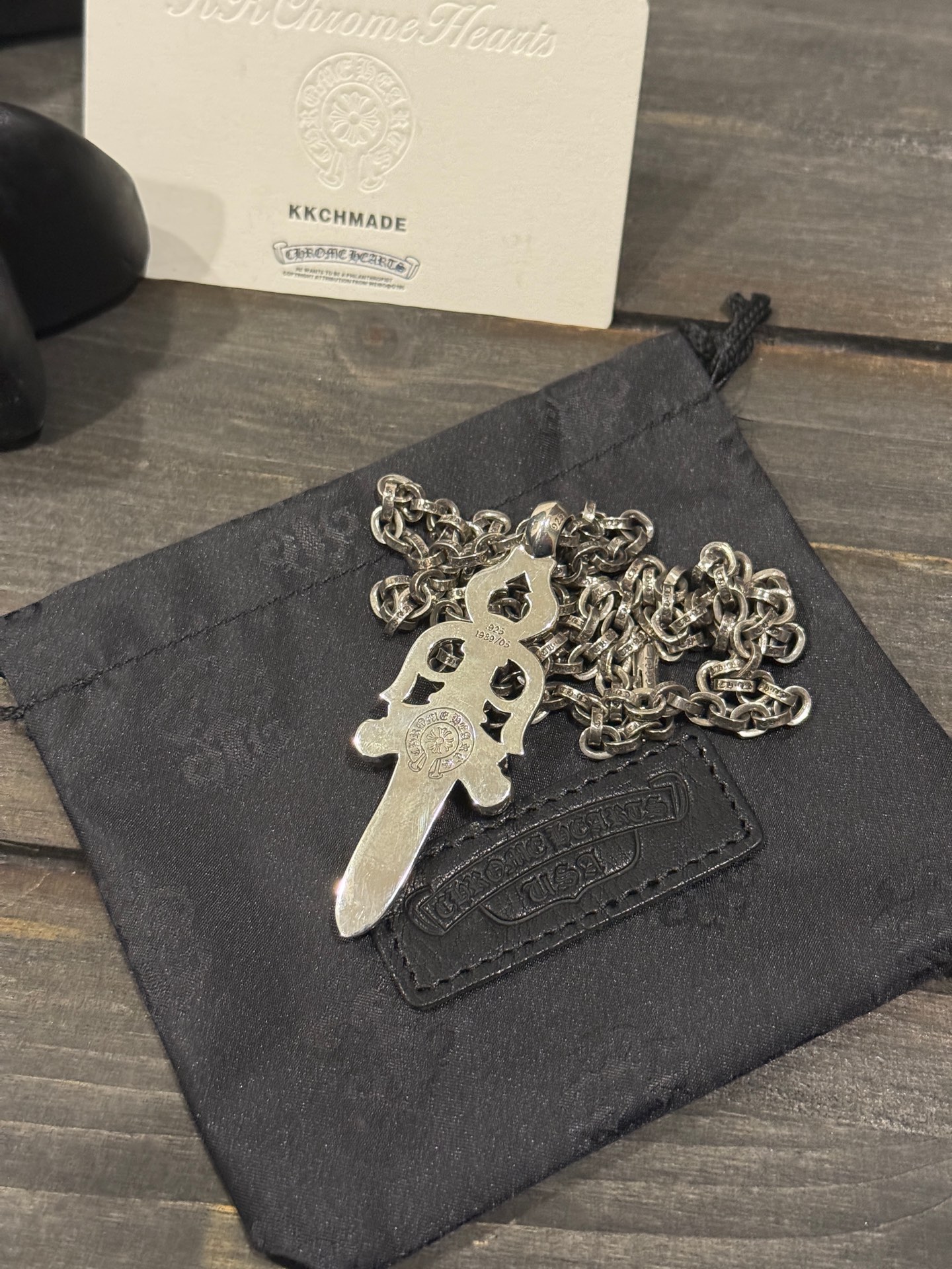 Customer order: Heavy-duty sword + PP letter chain