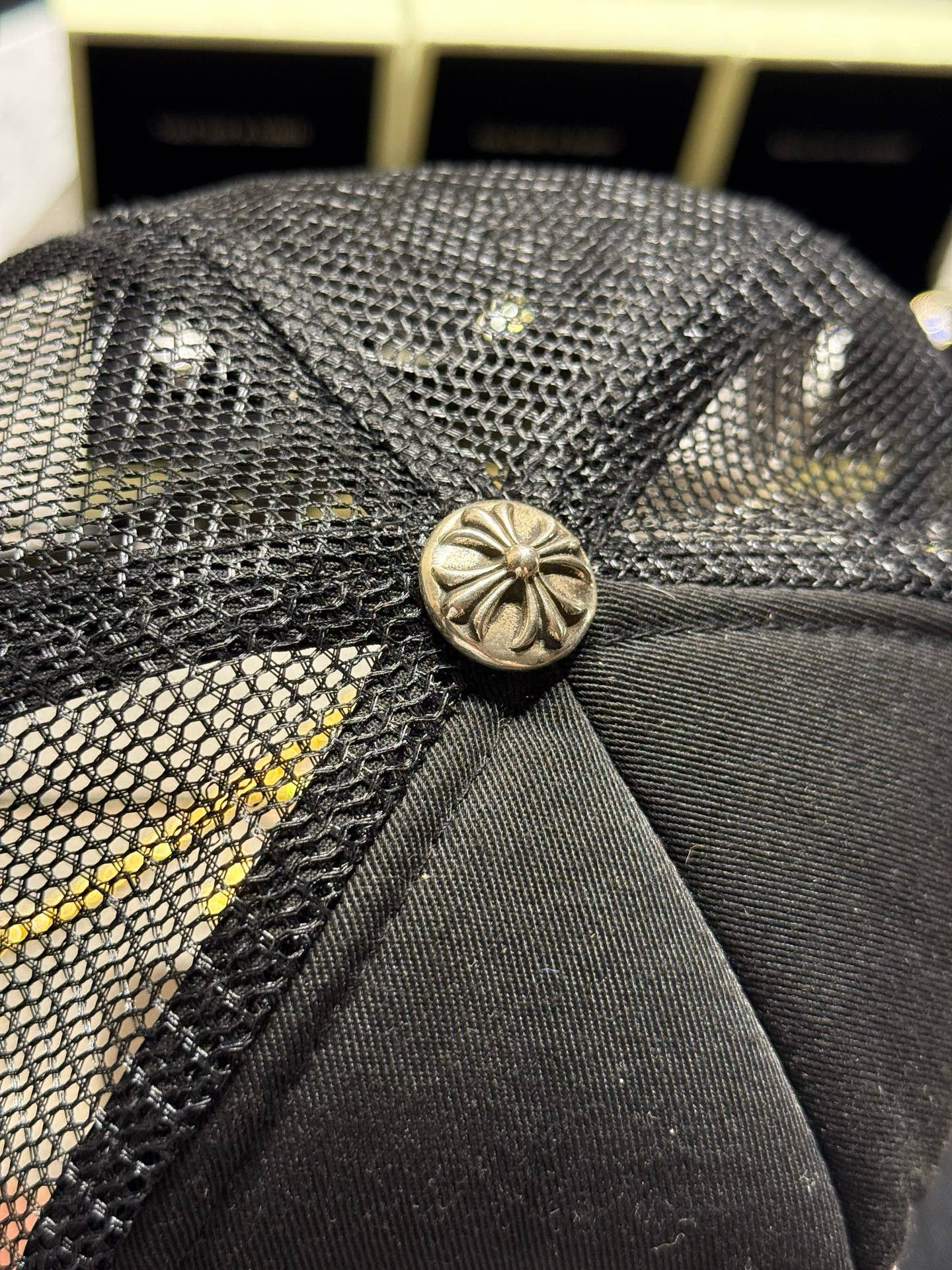 Custom-ordered Fu#k Logo Camouflage Baseball Cap with Sterling Silver Buckle and Premium Car Emblem