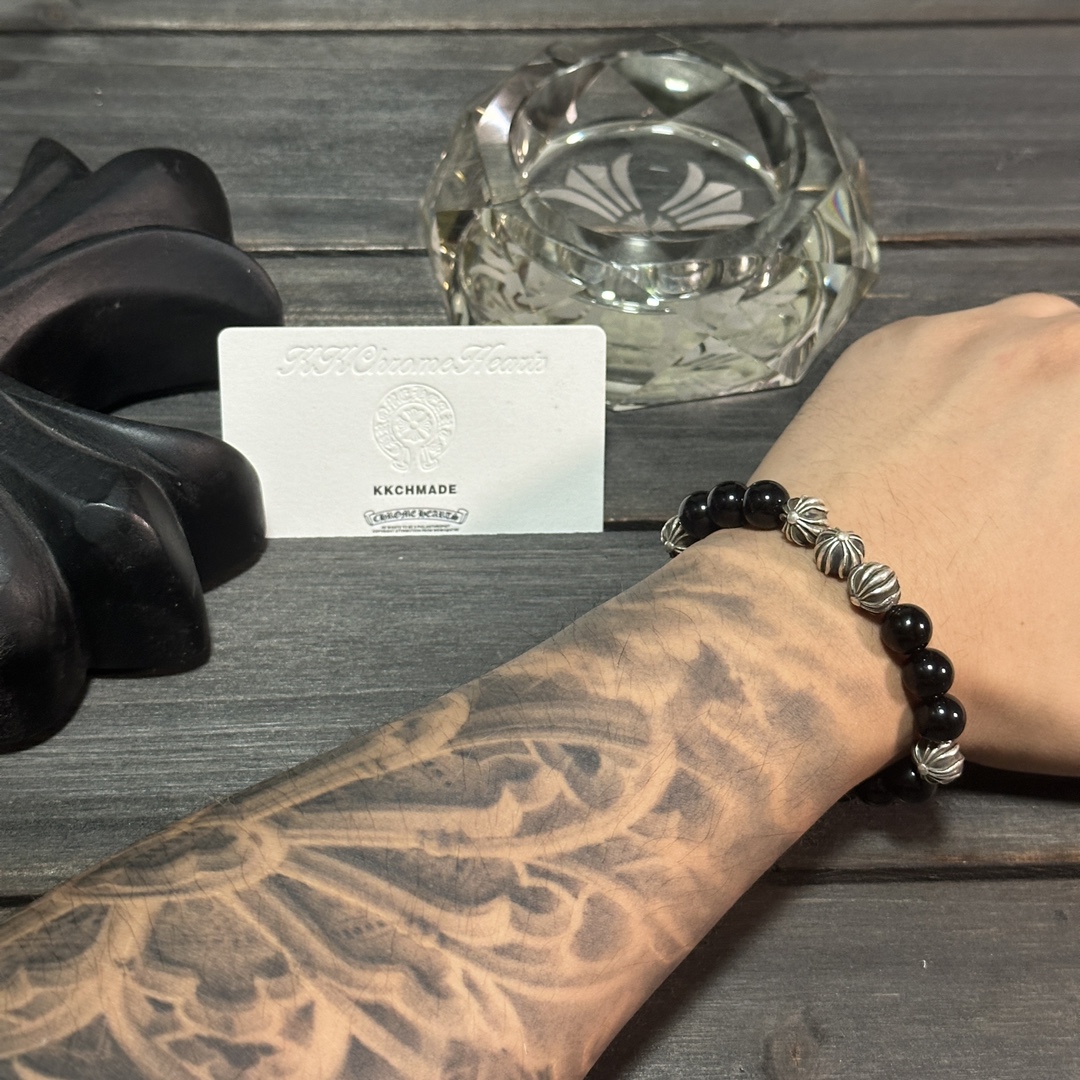 Hot Selling Obsidian 8-Bead Bracelet