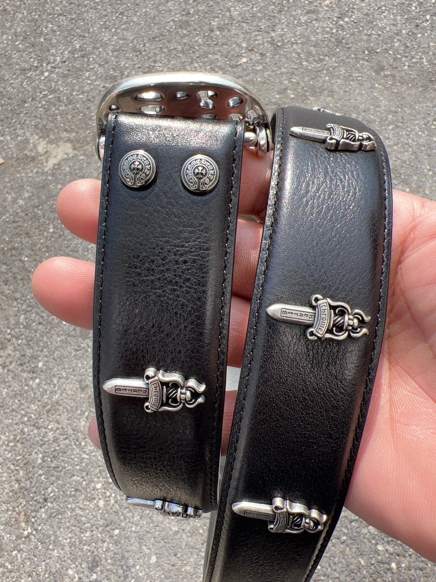 Chrome Hearts Tomb Buckle with Holy Sword Belt