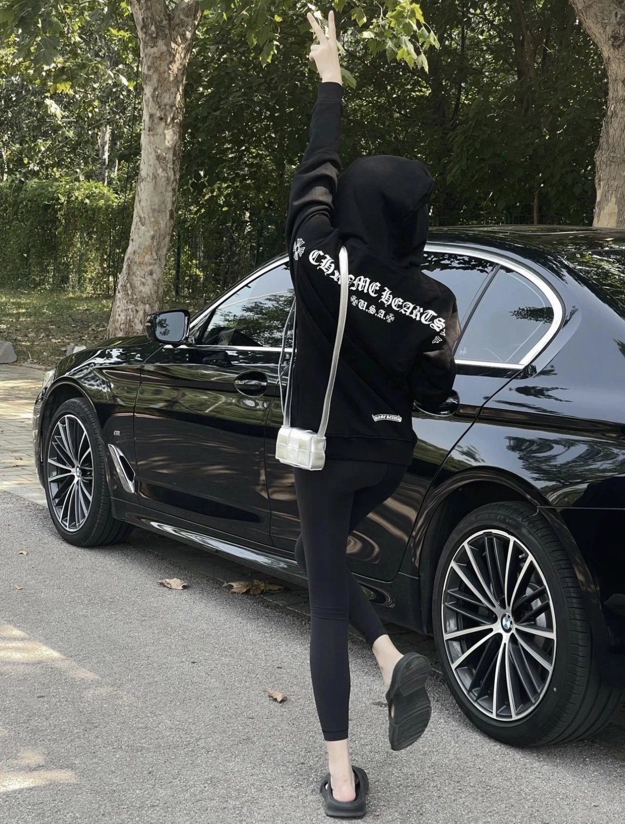 Chrome Hearts USA Exclusive Zip-Up Sweatshirt with Sanskrit Logo on the BackSize: S M L XL