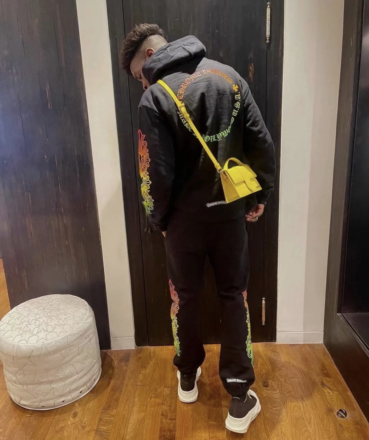 Chrome Hearts Double Floral Gradient Zip-Up HoodieSize: S M L XL