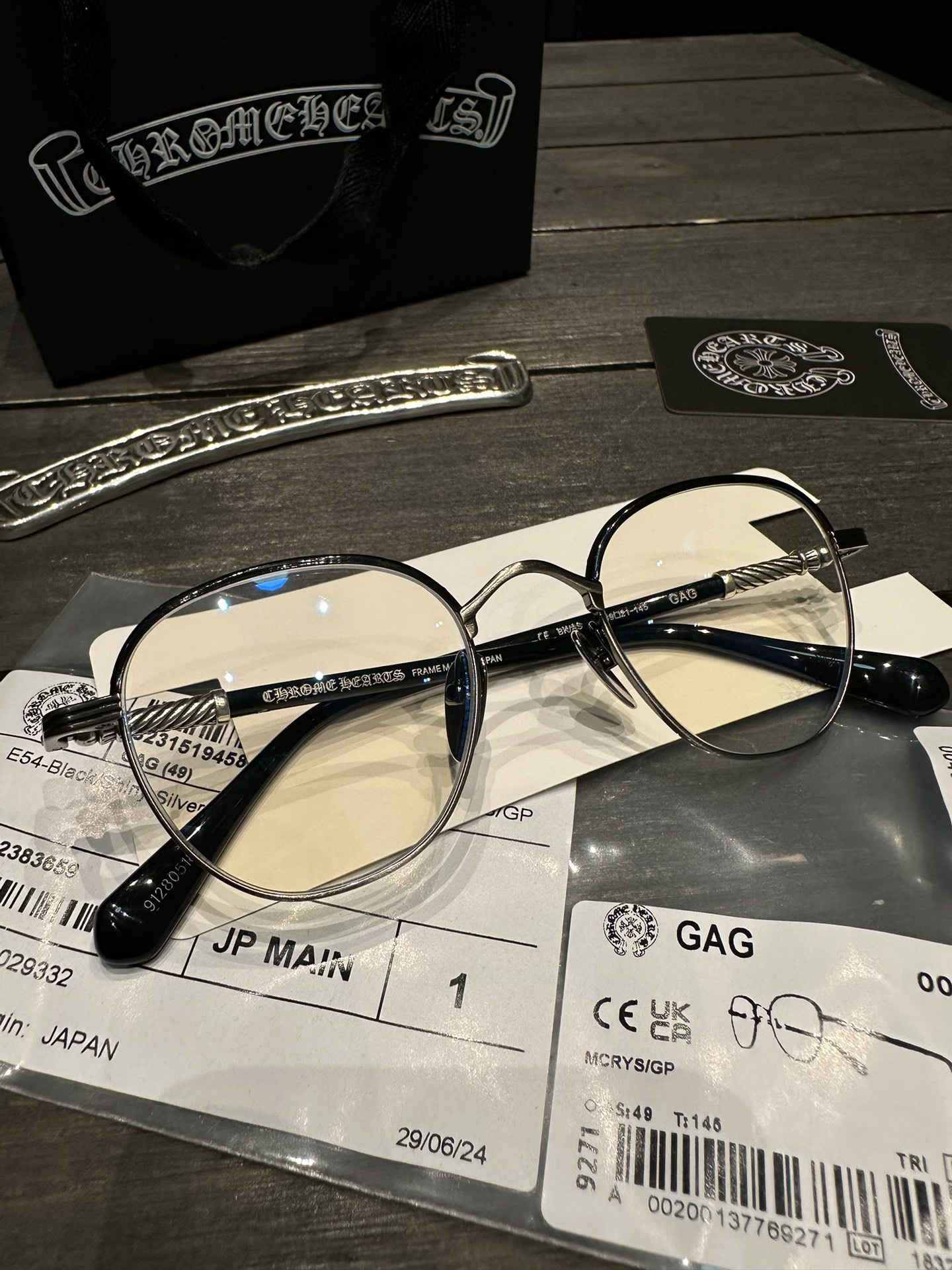 Chrome Hearts GAG Eyeglasses - Limited Stock in Four Colors - Ships Immediately