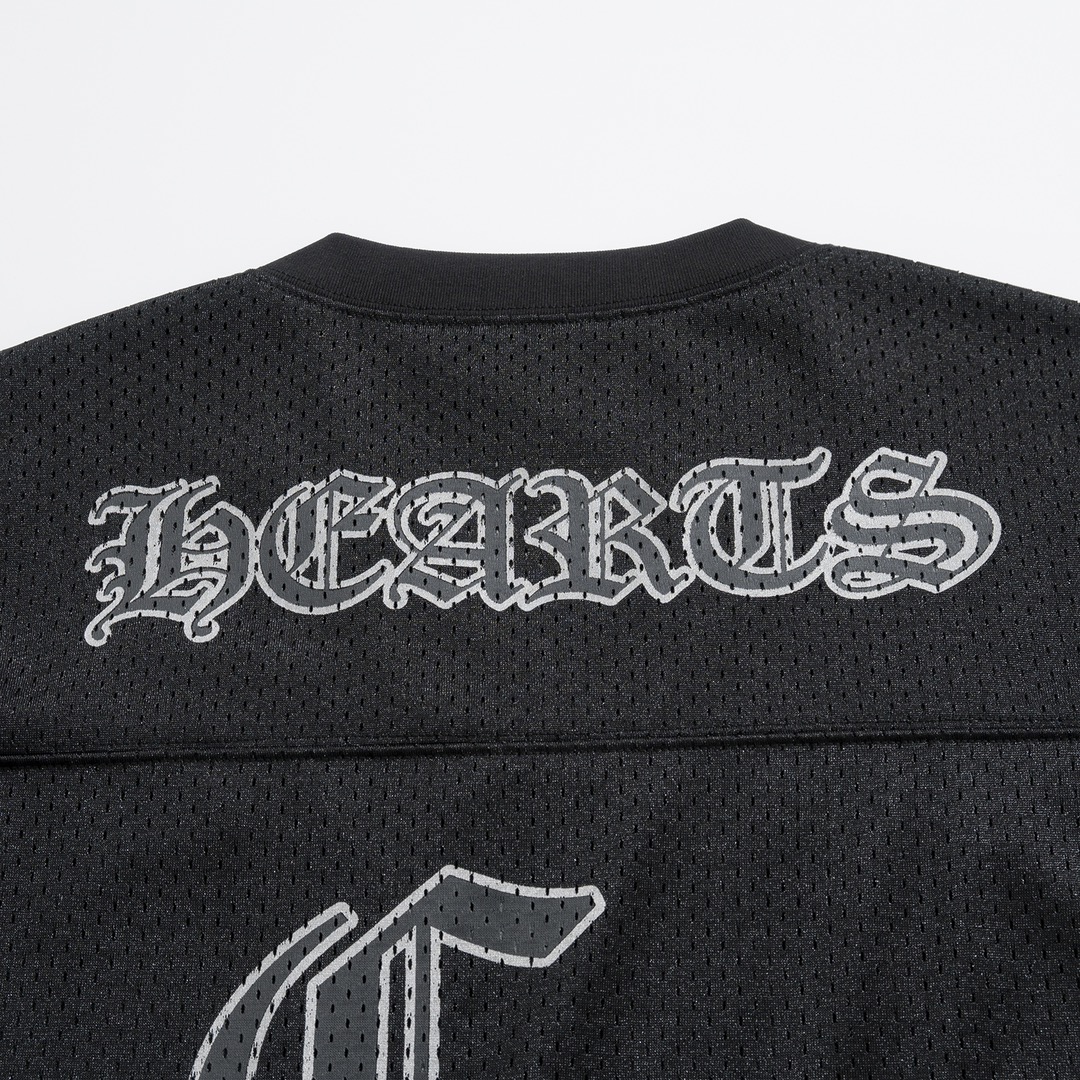 CH 2023FW Chrome Hearts Mesh Double-Layer Sports Suit Ice Hockey Suit. Imported mesh fabric, thick and substantial feel. Features multiple classic logo prints. Sizes S, M, L.